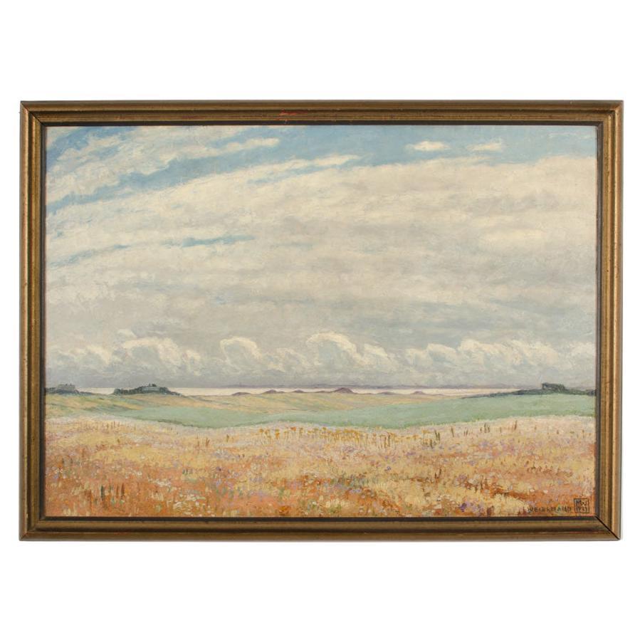 Magnus Weidemann 'GERMAN', " Blush Fields" Painting For Sale