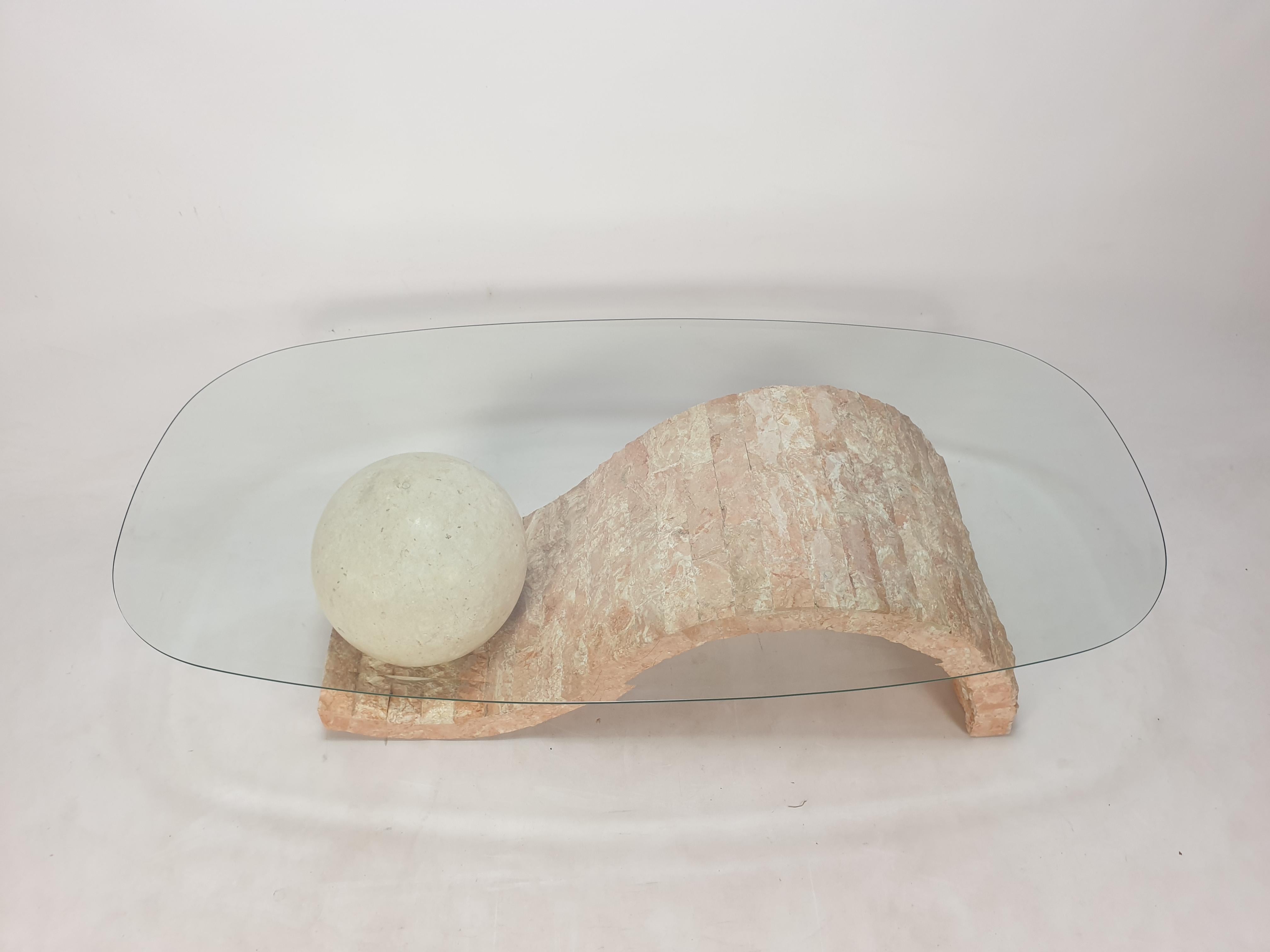 Magnussen Ponte Mactan Stone or Fossil Stone Coffee Table, 1980s 4