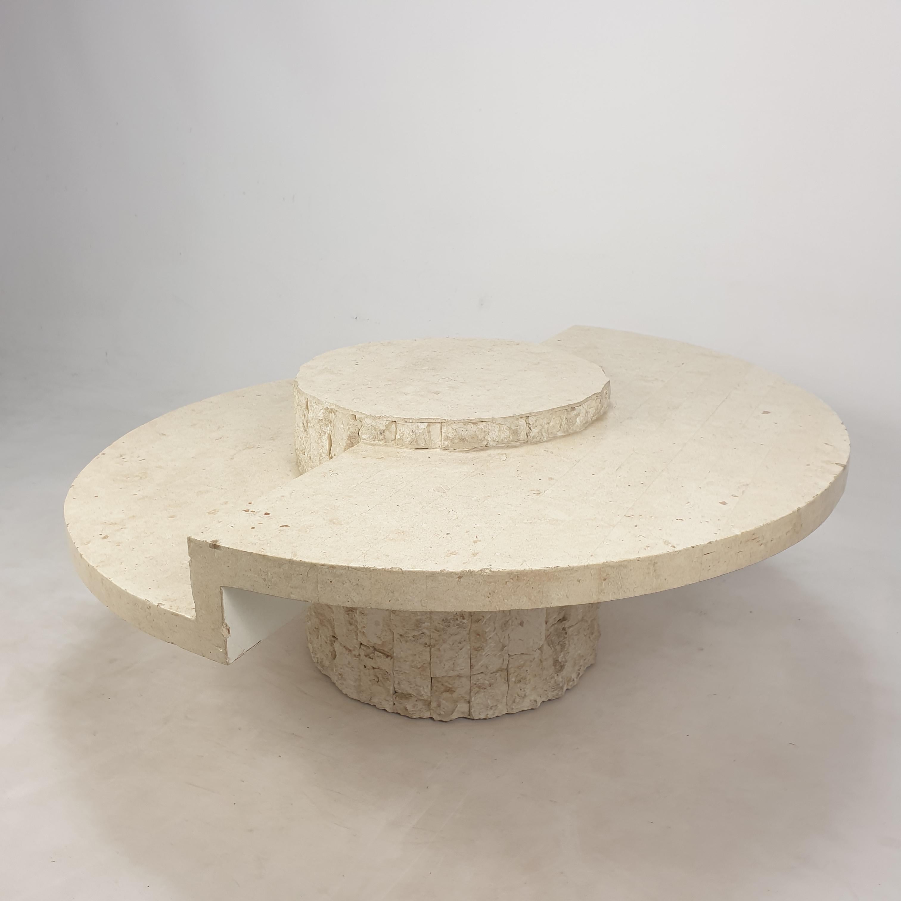 Magnussen Ponte Mactan Stone Coffee Table, 1980s 1