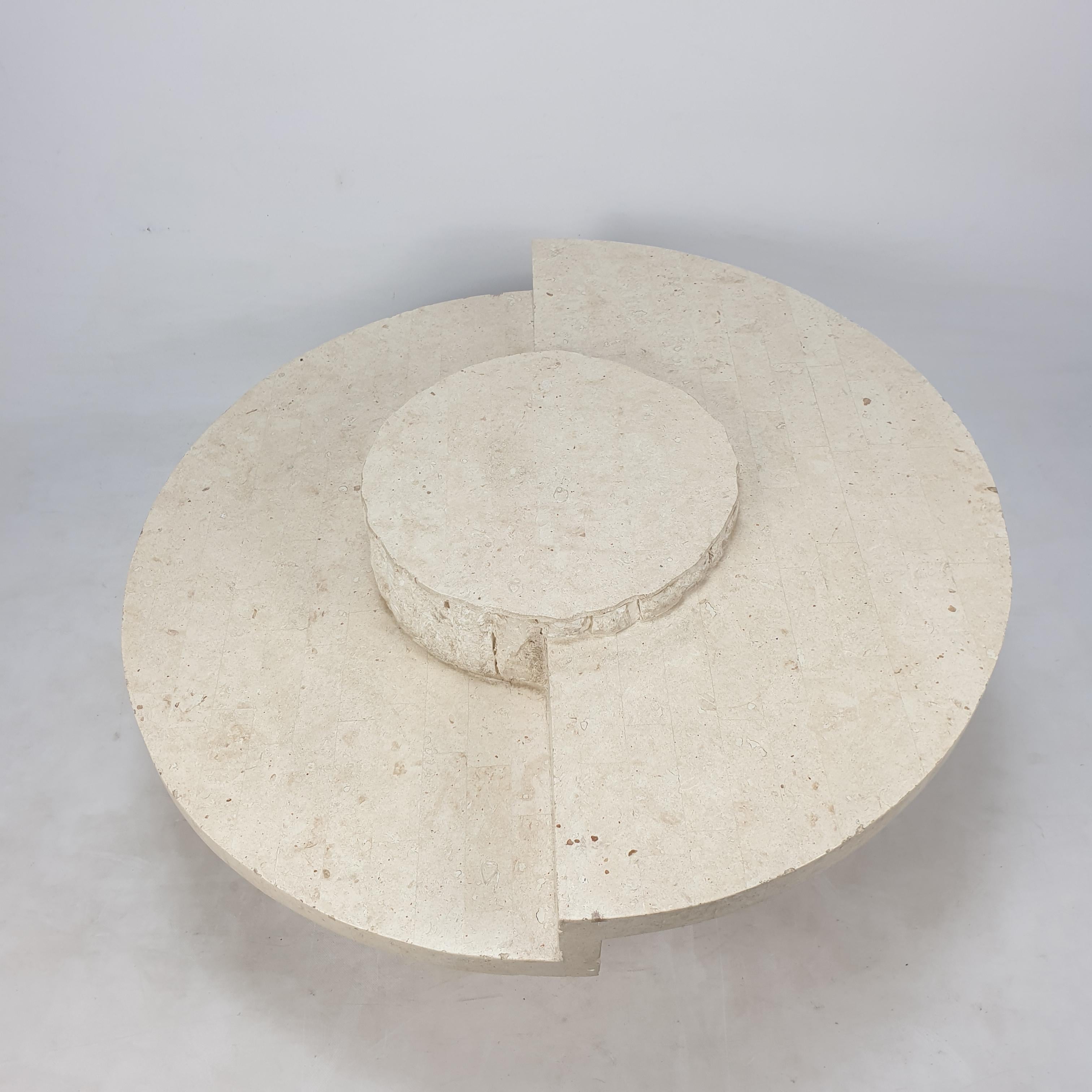 Magnussen Ponte Mactan Stone Coffee Table, 1980s 2