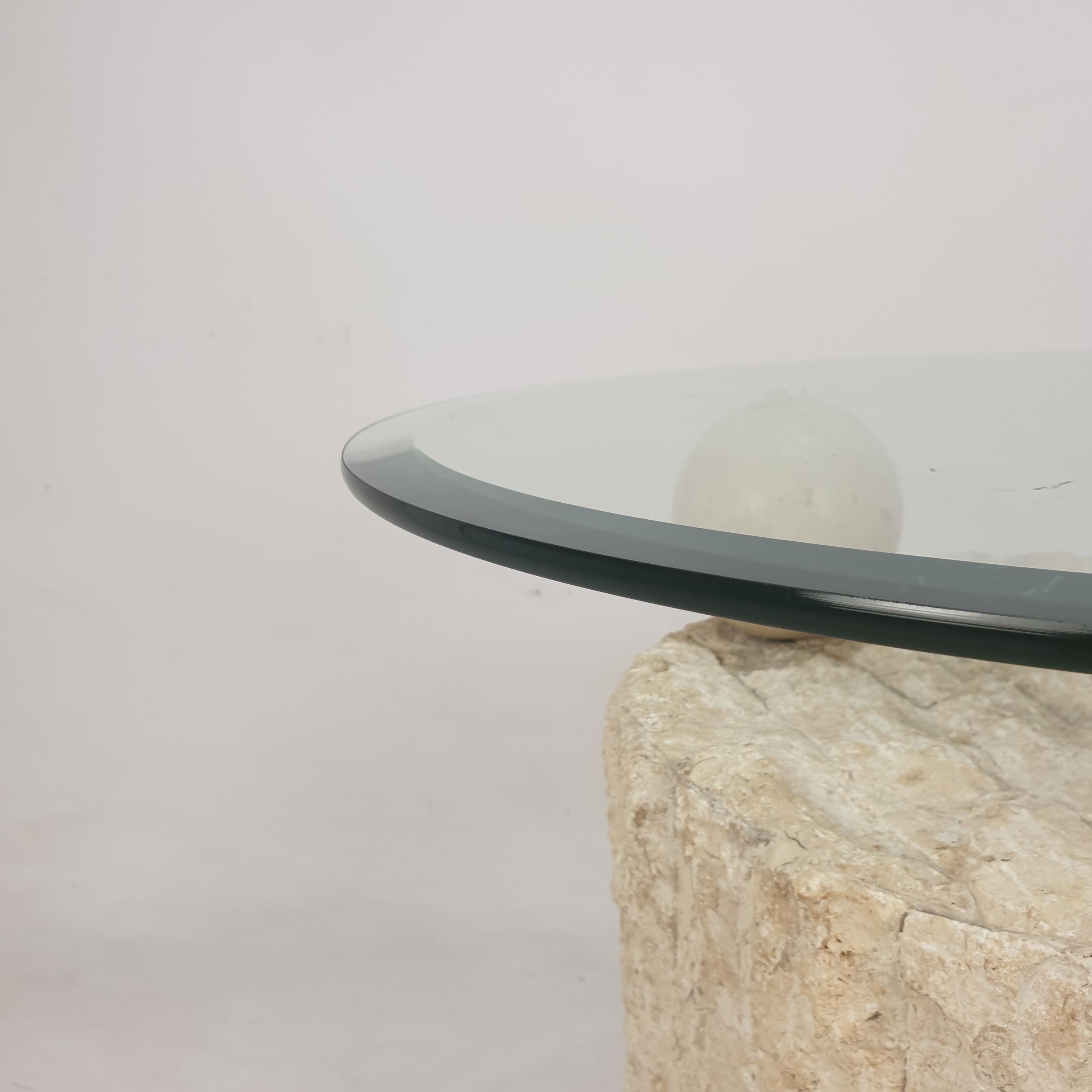 Magnussen Ponte Mactan Stone Coffee or Fossil Stone Table, 1980s 2