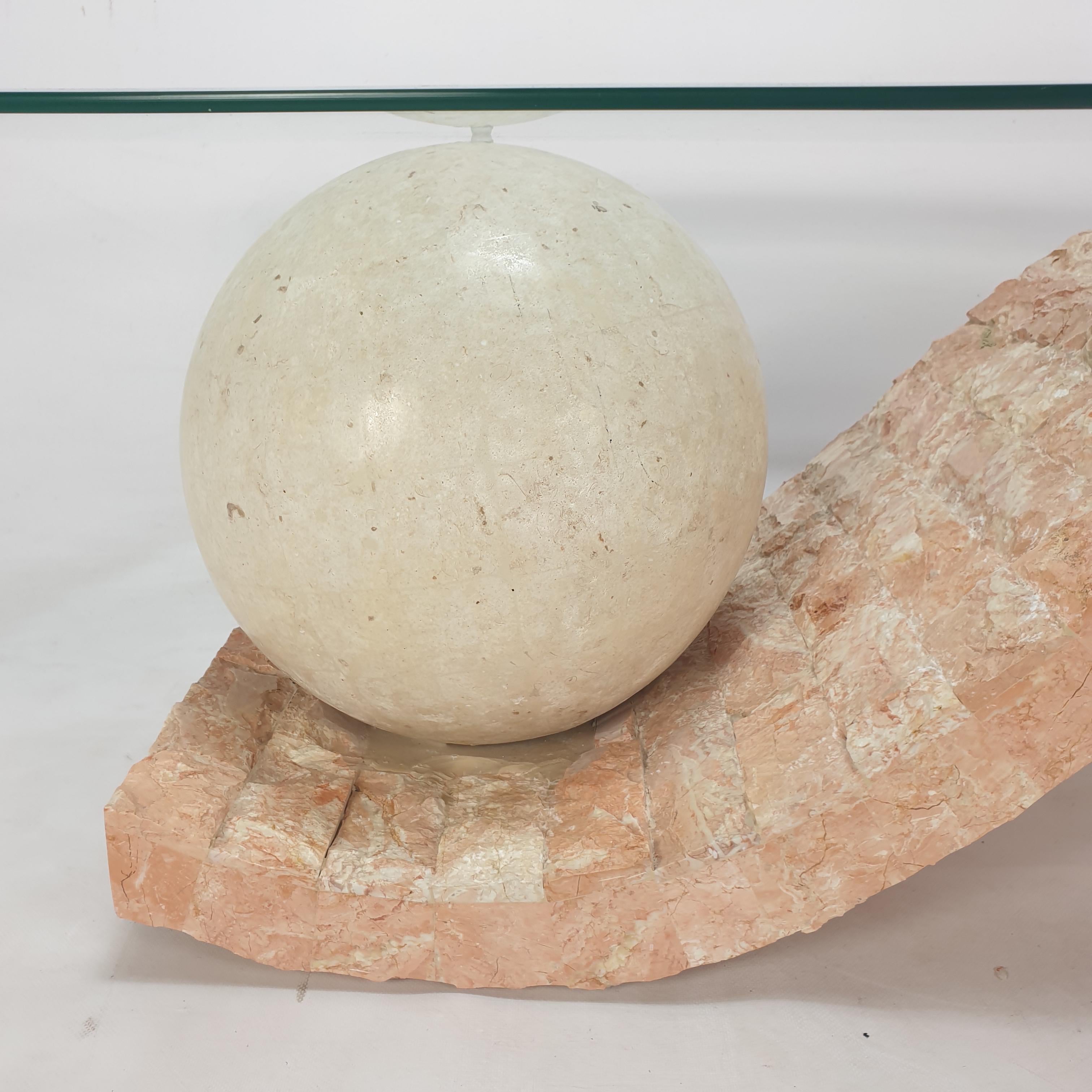 Magnussen Ponte Mactan Stone or Fossil Stone Coffee Table, 1980s 6