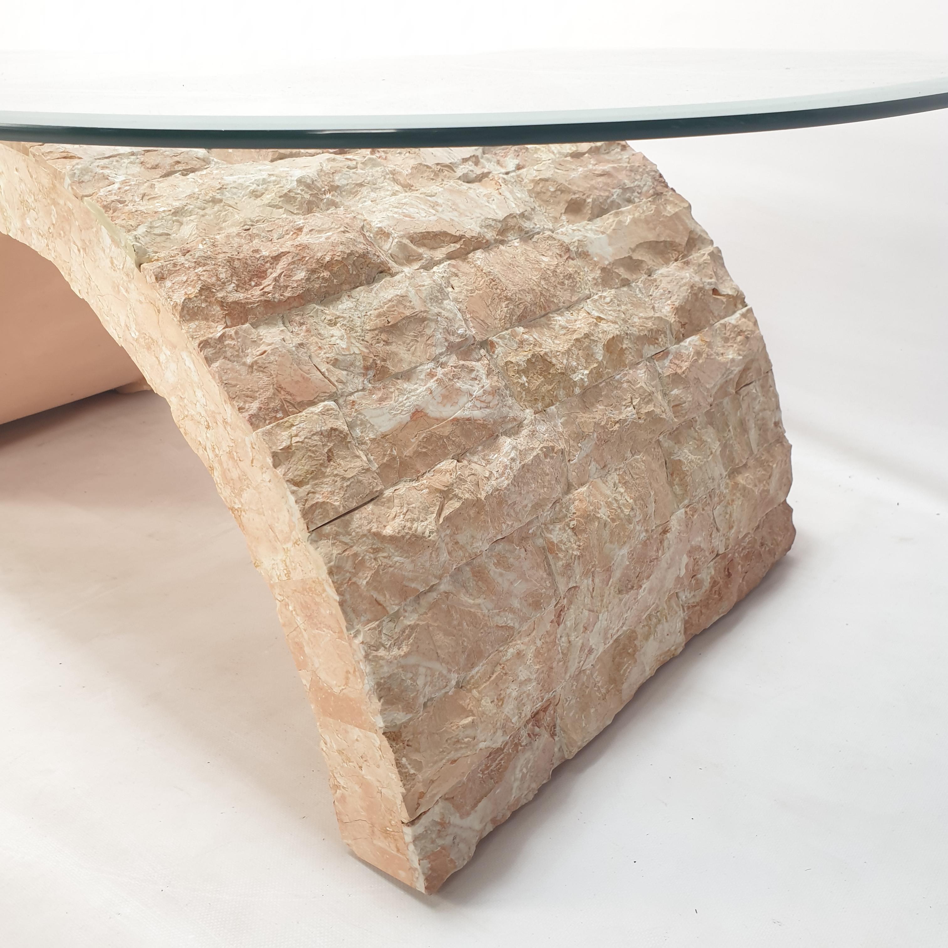 Magnussen Ponte Mactan Stone or Fossil Stone Coffee Table, 1980s 7