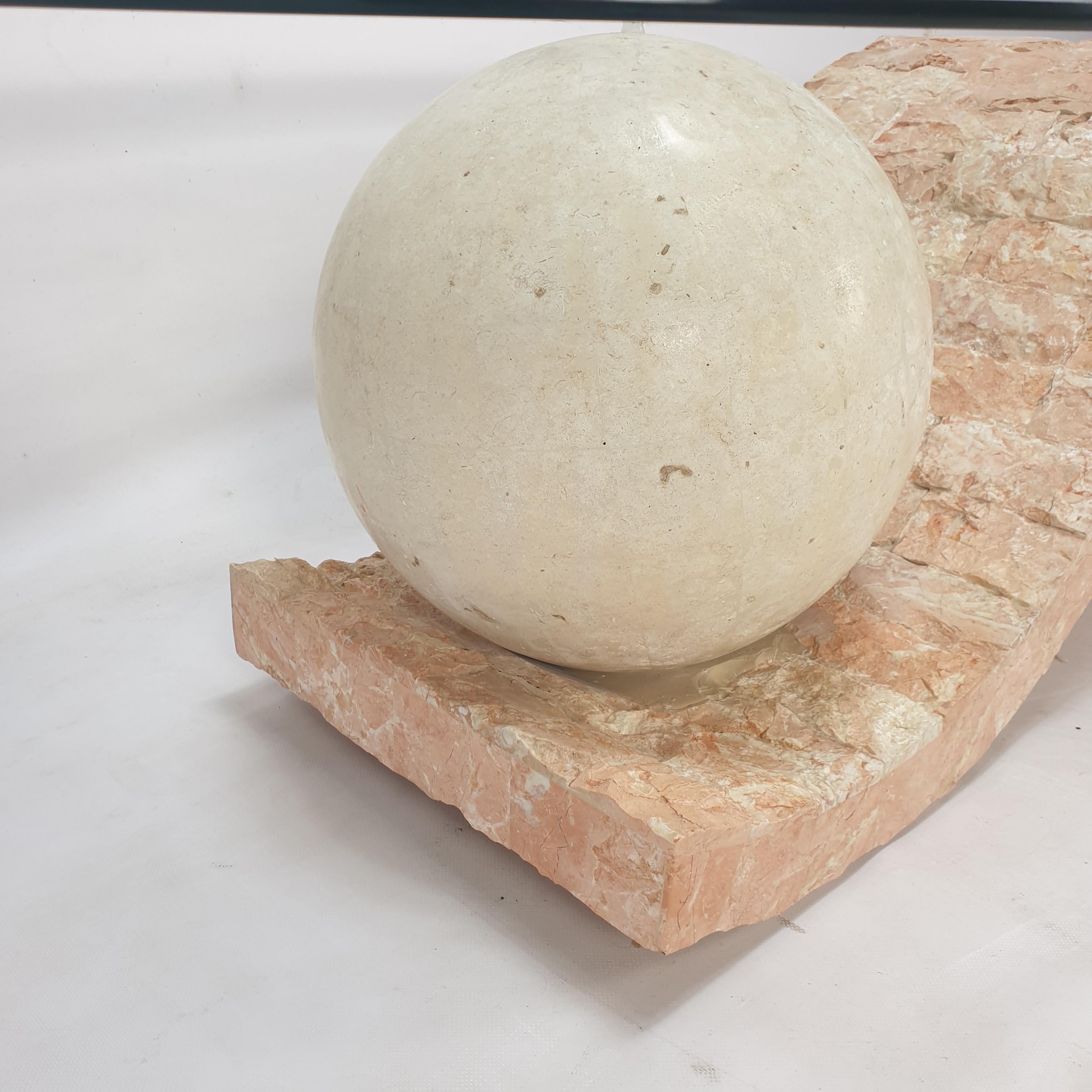 Magnussen Ponte Mactan Stone or Fossil Stone Coffee Table, 1980s 9