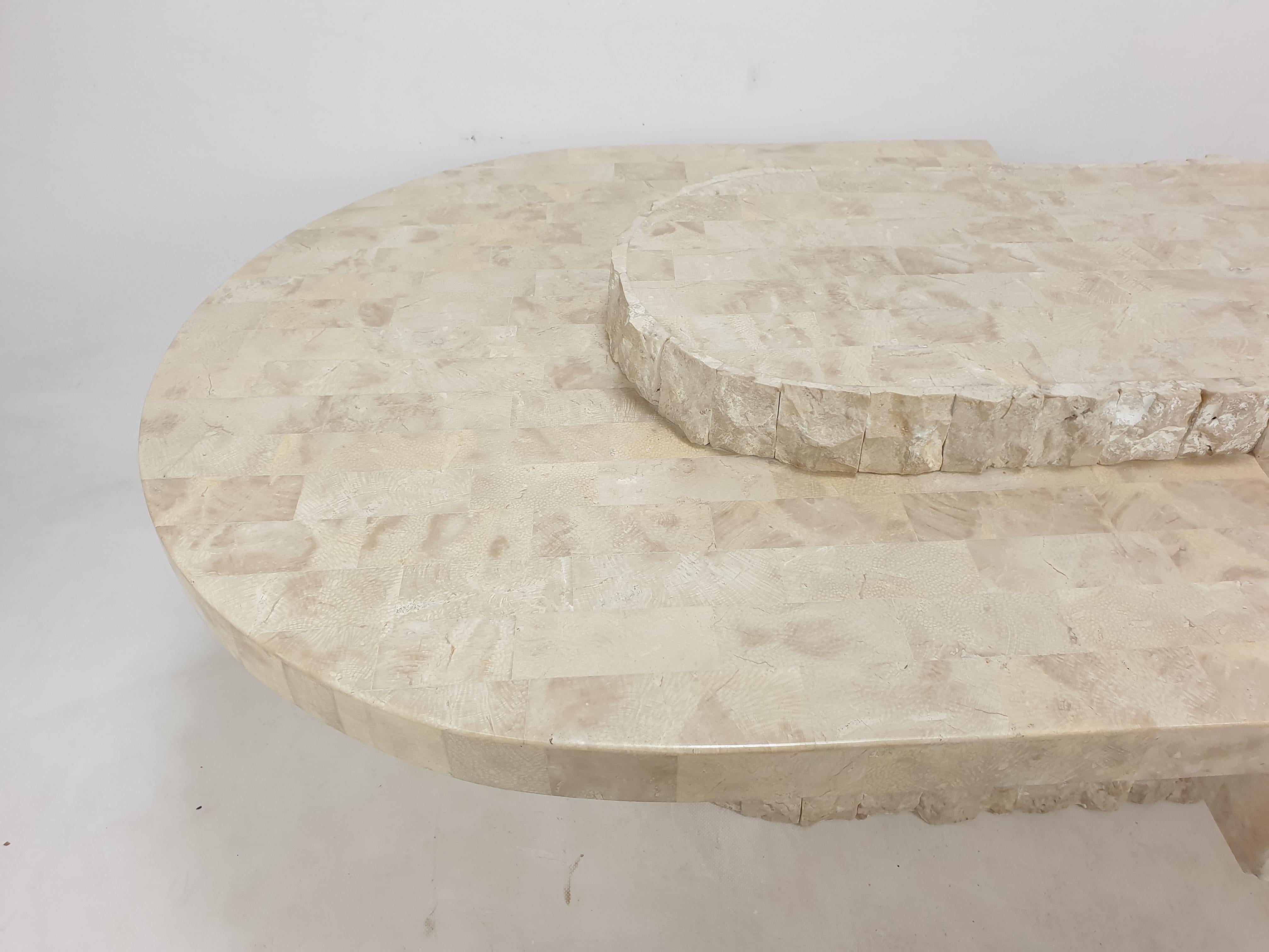 Magnussen Ponte Mactan Stone or Fossil Stone Coffee Table, 1980s 7