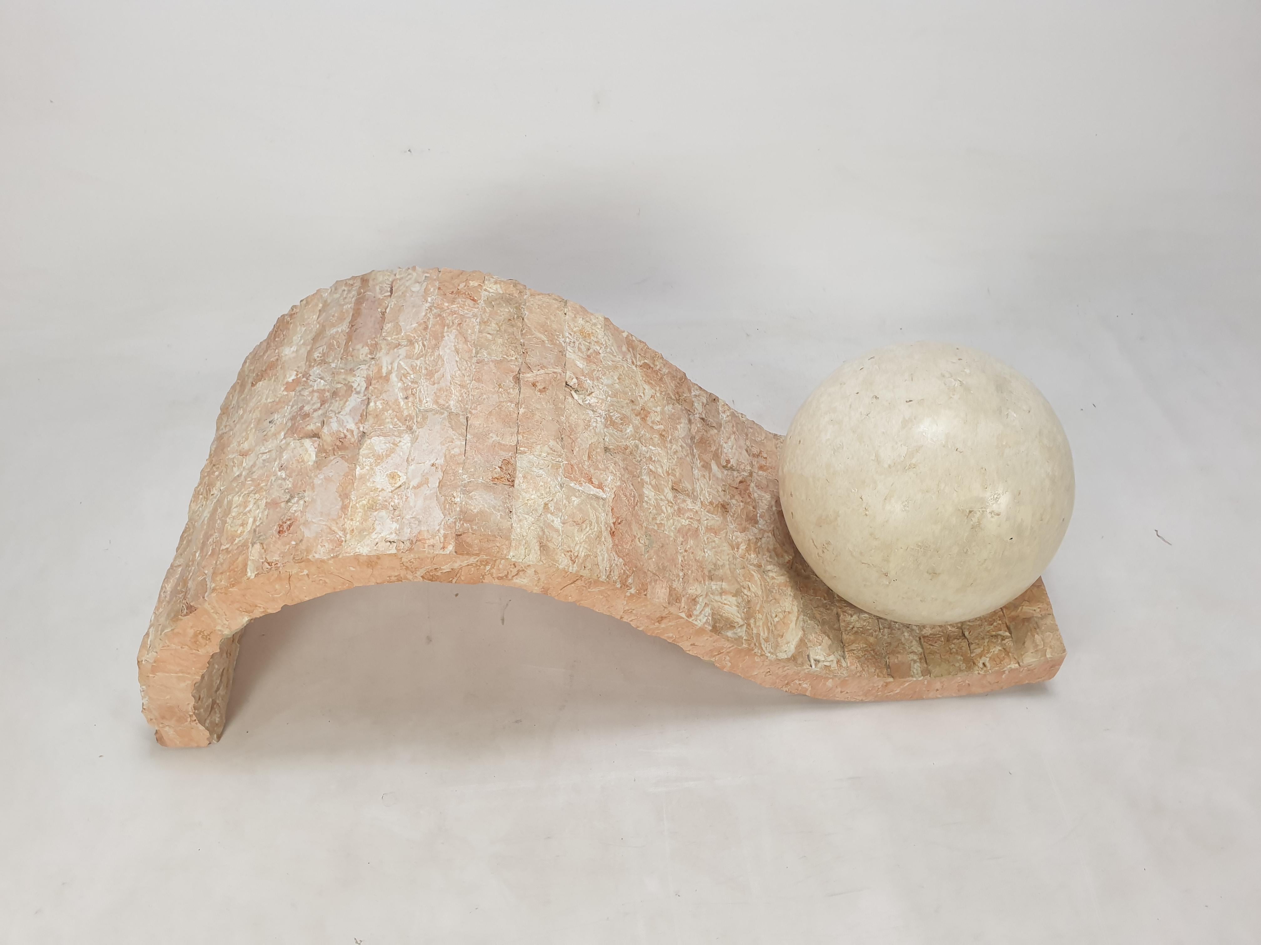 Magnussen Ponte Mactan Stone or Fossil Stone Coffee Table, 1980s 11
