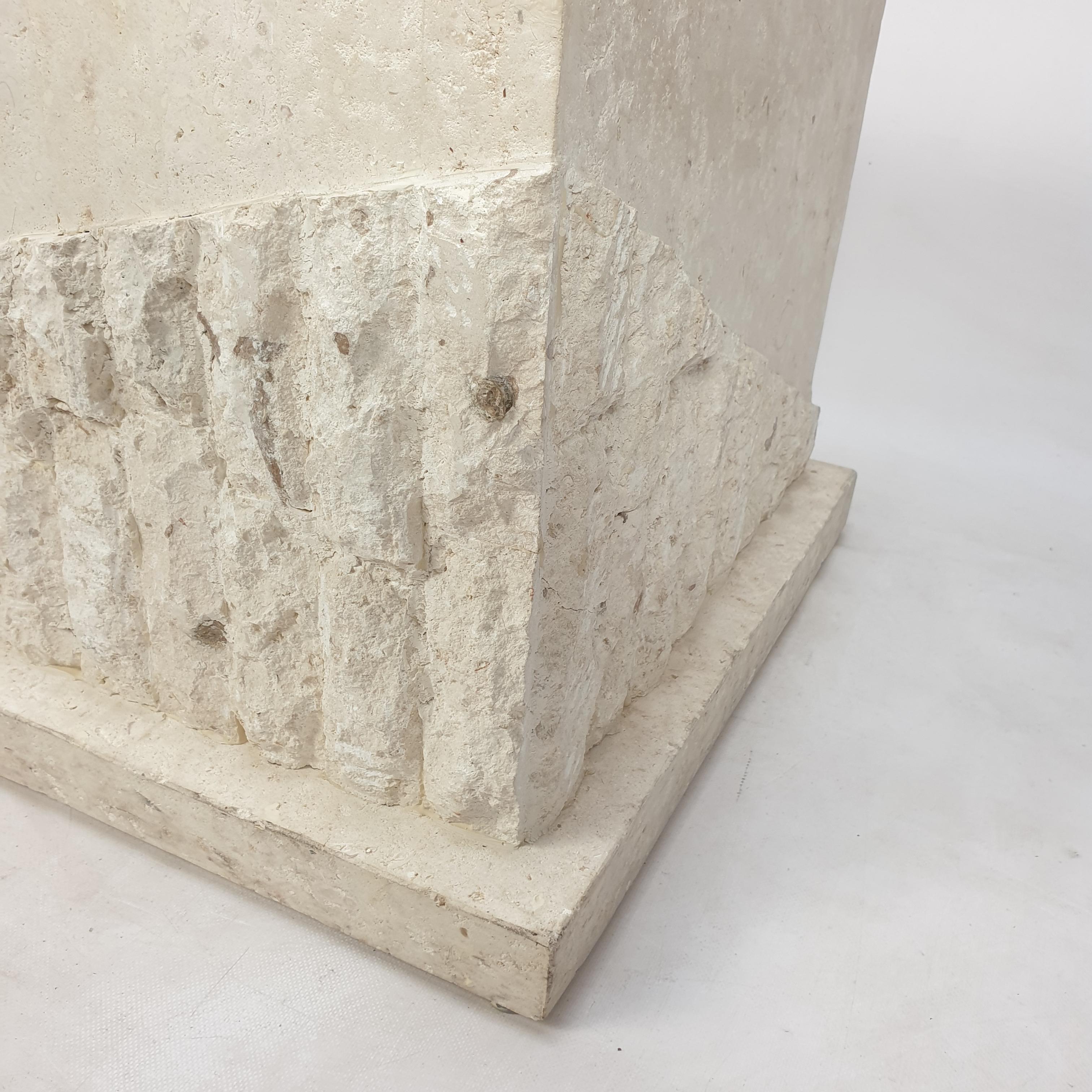 Magnussen Ponte Mactan Stone or Fossil Stone Coffee Table, 1980s For Sale 10
