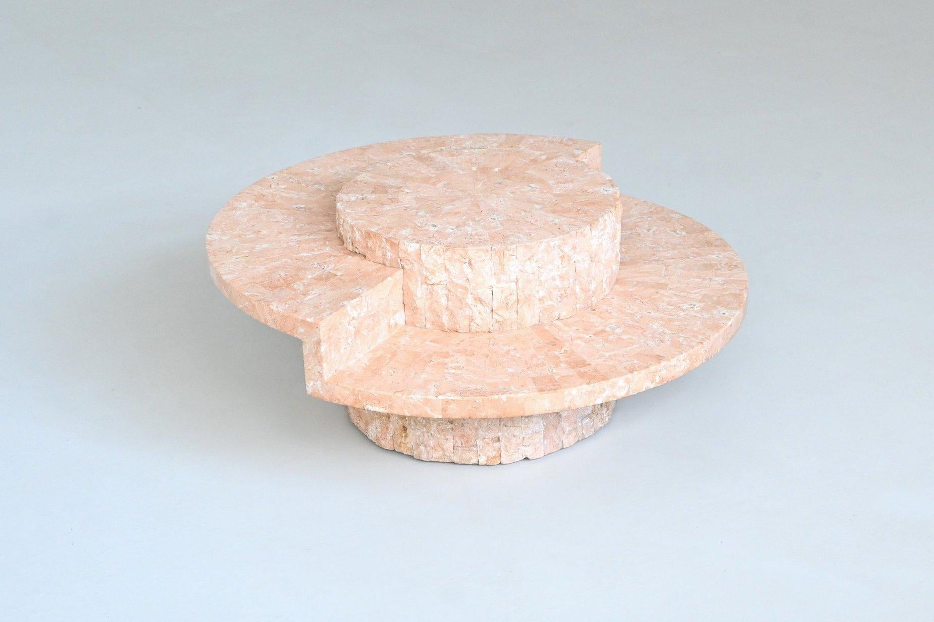 Magnussen Ponte Mactan stone coffee table Belgium 1970 For Sale 5