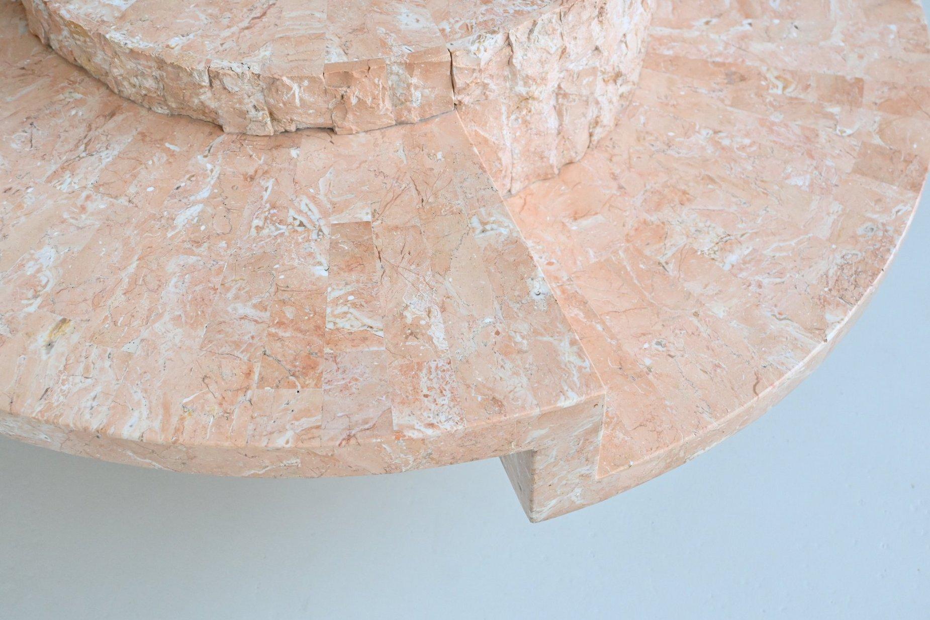 Magnussen Ponte Mactan stone coffee table Belgium 1970 For Sale 7