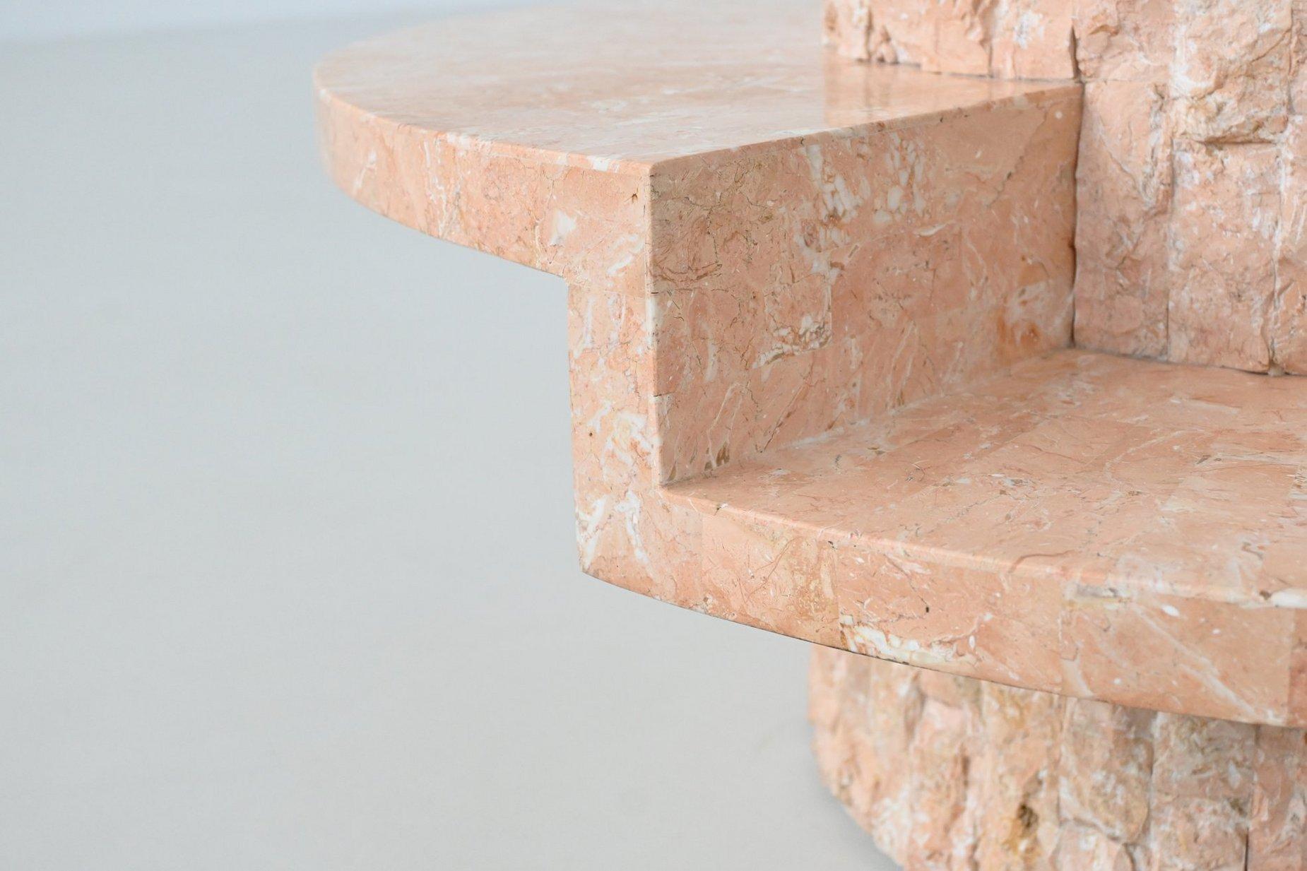 Stone Magnussen Ponte Mactan stone coffee table Belgium 1970 For Sale