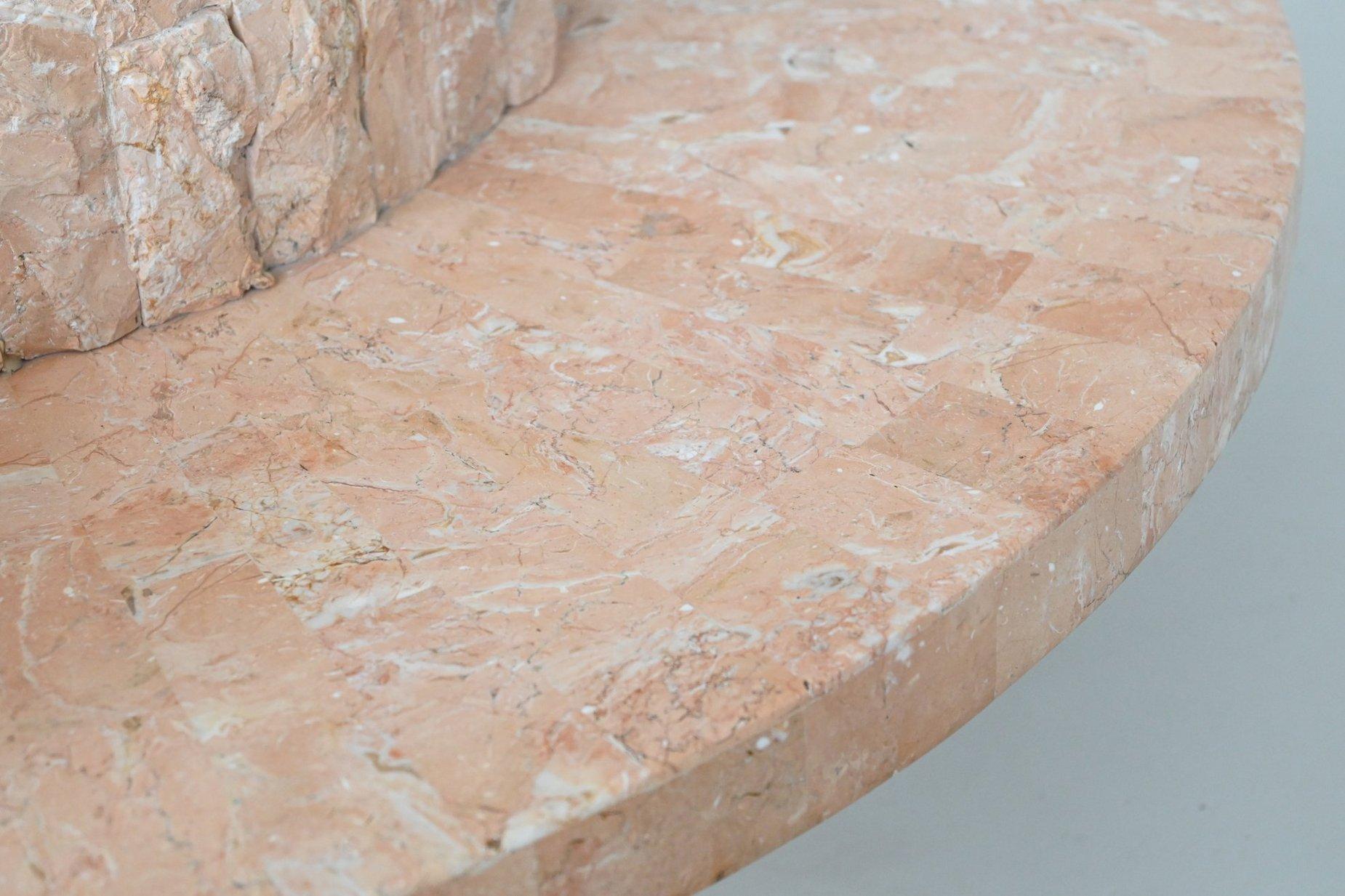 Magnussen Ponte Mactan stone coffee table Belgium 1970 For Sale 1