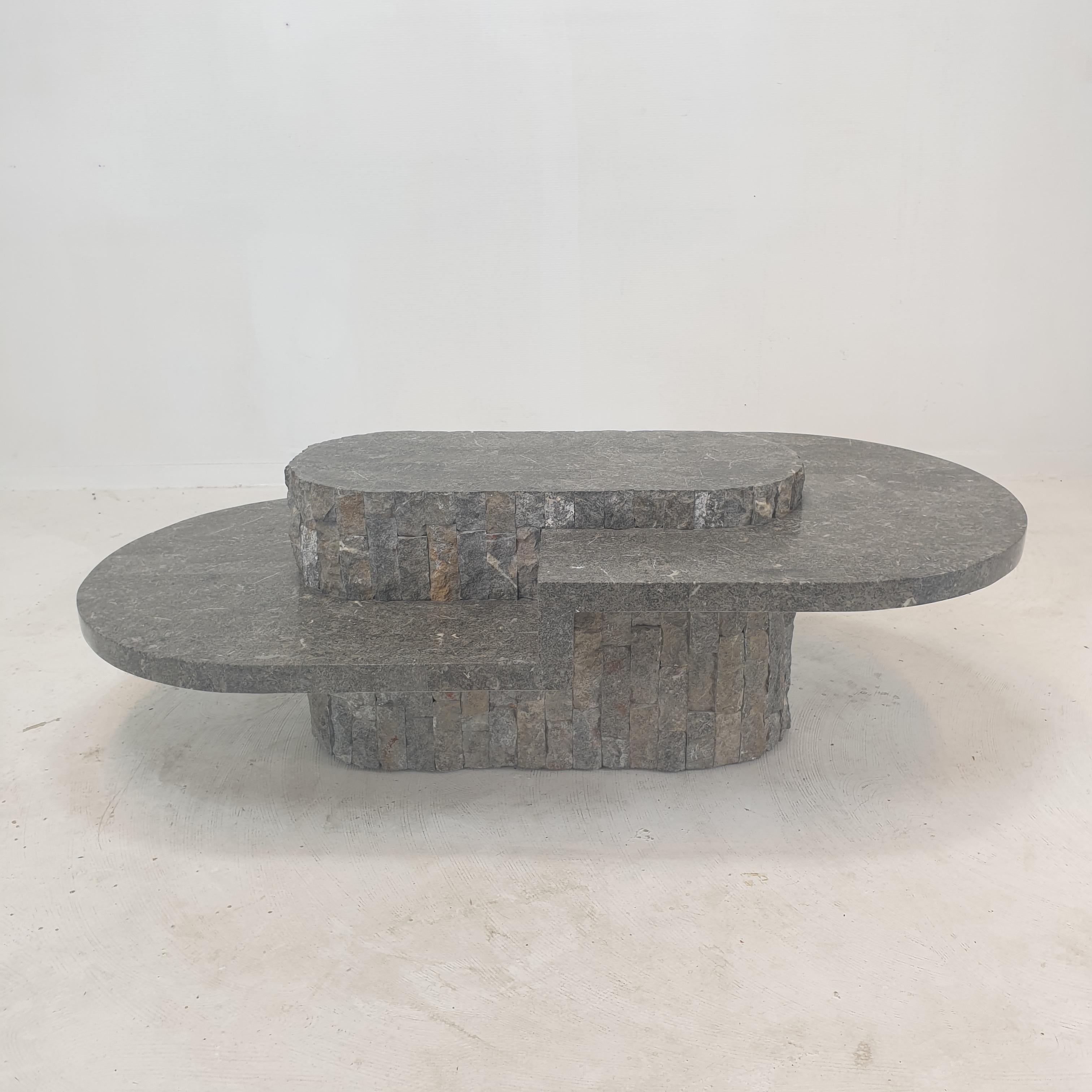 Magnussen Ponte Mactan Stone or Fossil Stone Coffee Table, 1980s For Sale 3