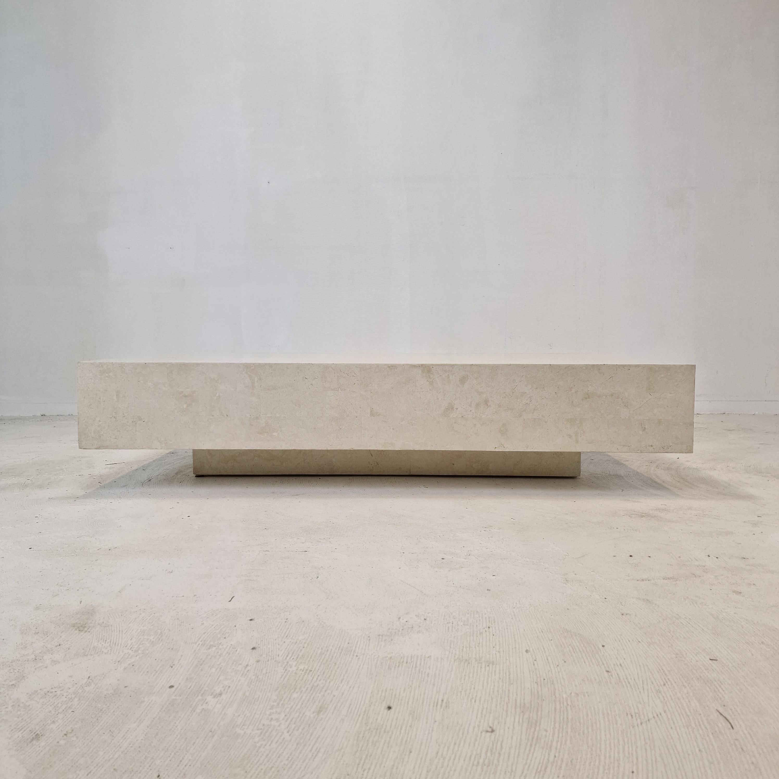 Magnussen Ponte Mactan Stone or Fossil Stone Coffee Table, 1980s 2