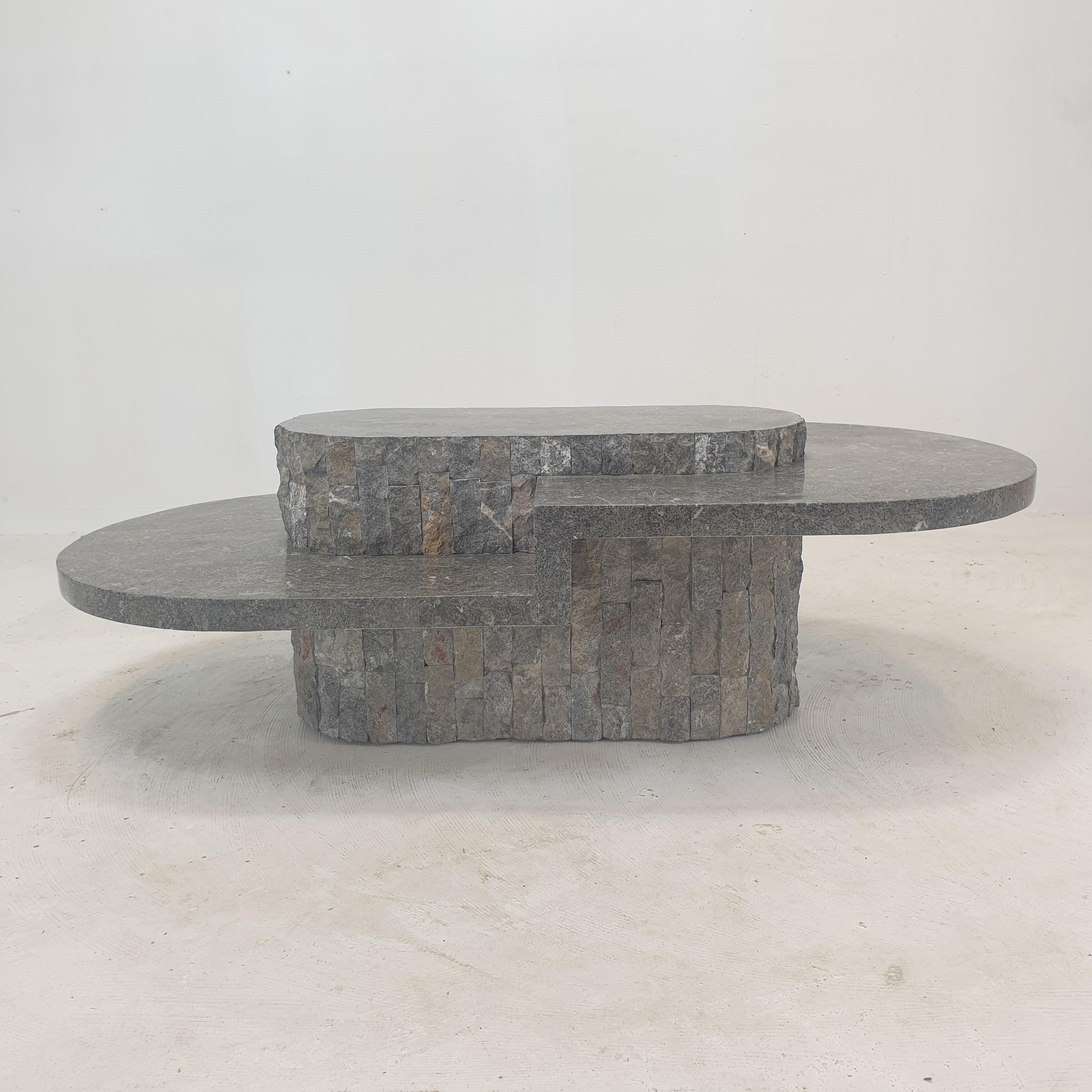 Magnussen Ponte Mactan Stone or Fossil Stone Coffee Table, 1980s For Sale 2