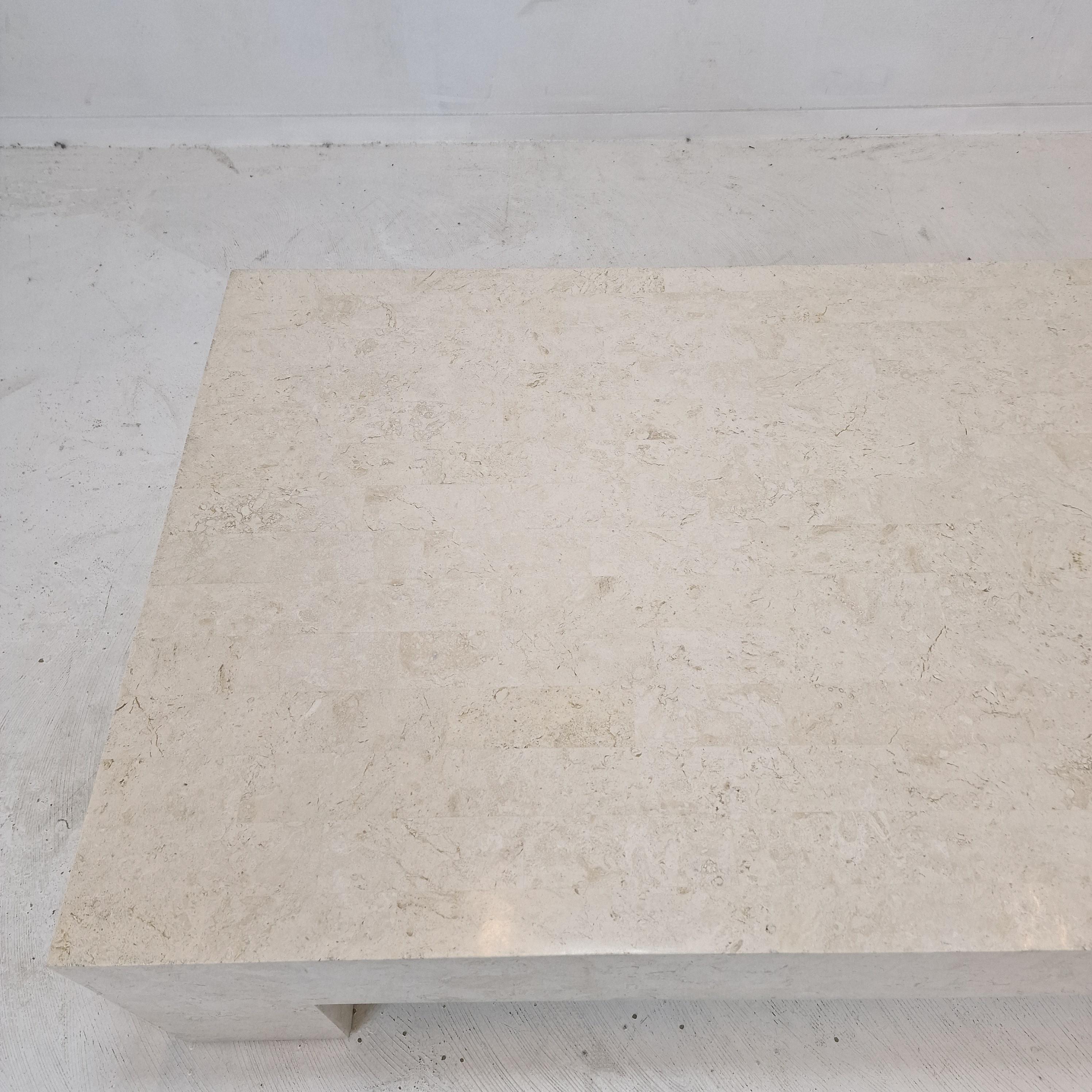 Magnussen Ponte Mactan Stone or Fossil Stone Coffee Table, 1980s For Sale 6