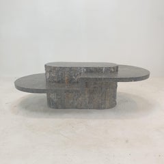 Magnussen Ponte Mactan Stone or Fossil Stone Coffee Table, 1980s