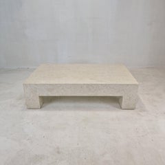 Magnussen Ponte Mactan Stone or Fossil Stone Coffee Table, 1980s