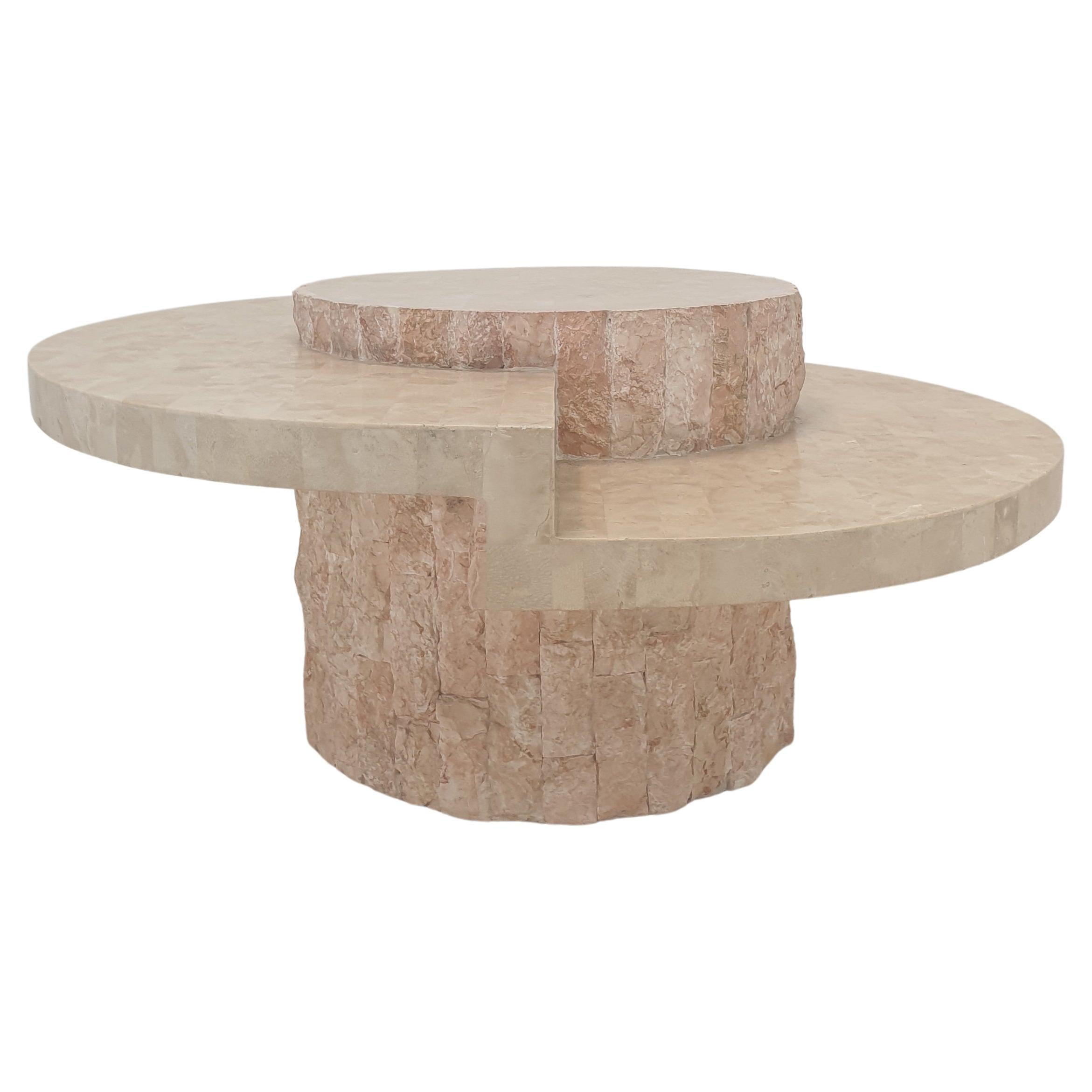 Magnussen Ponte Mactan Stone or Fossil Stone Coffee Table, 1980s