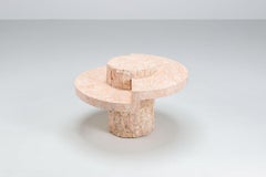 Magnussen Ponte Mactan, kleiner Couchtisch aus Stein, Belgien, 1970