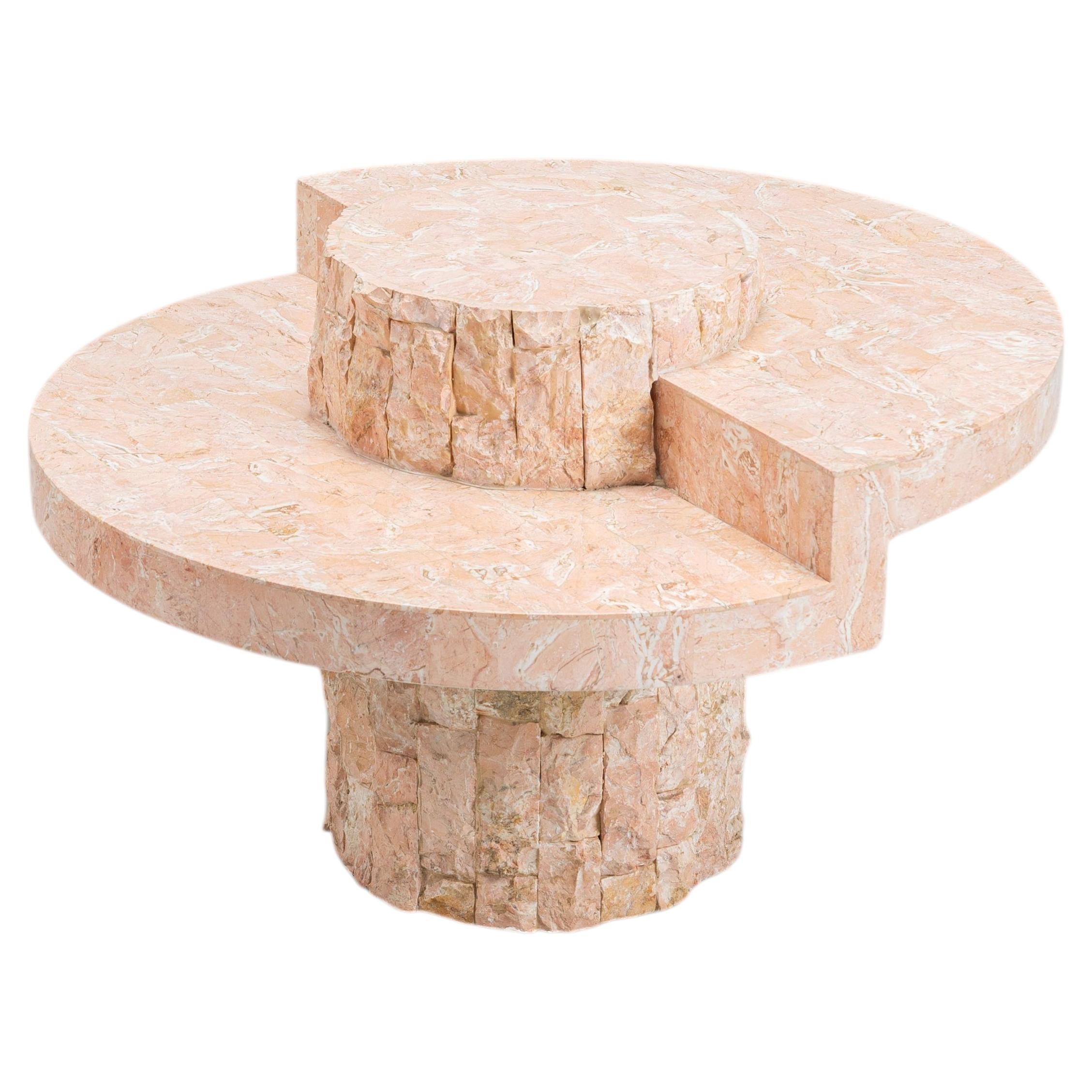 Magnussen Ponte Mactan stone small coffee table Belgium 1970