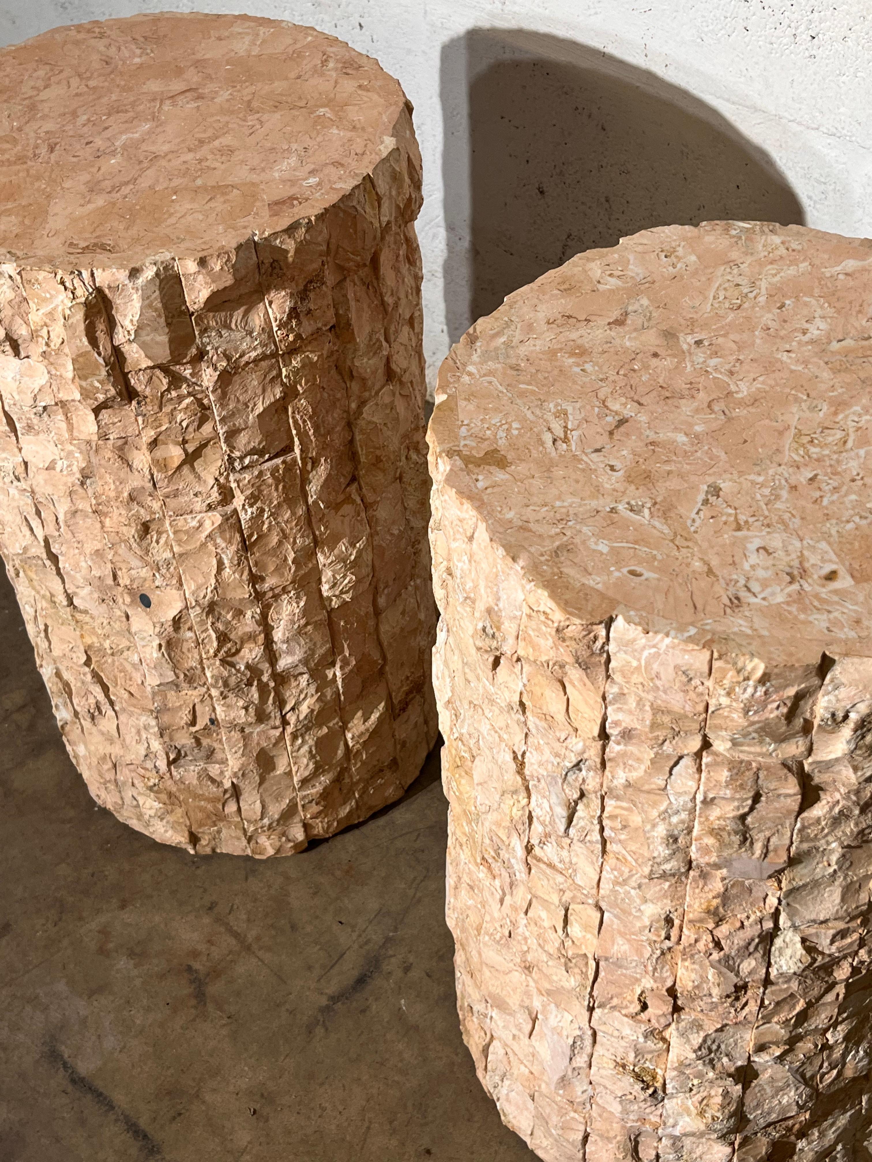Mid-Century Modern Magnussen Ponte Two stone centrepieces For Sale