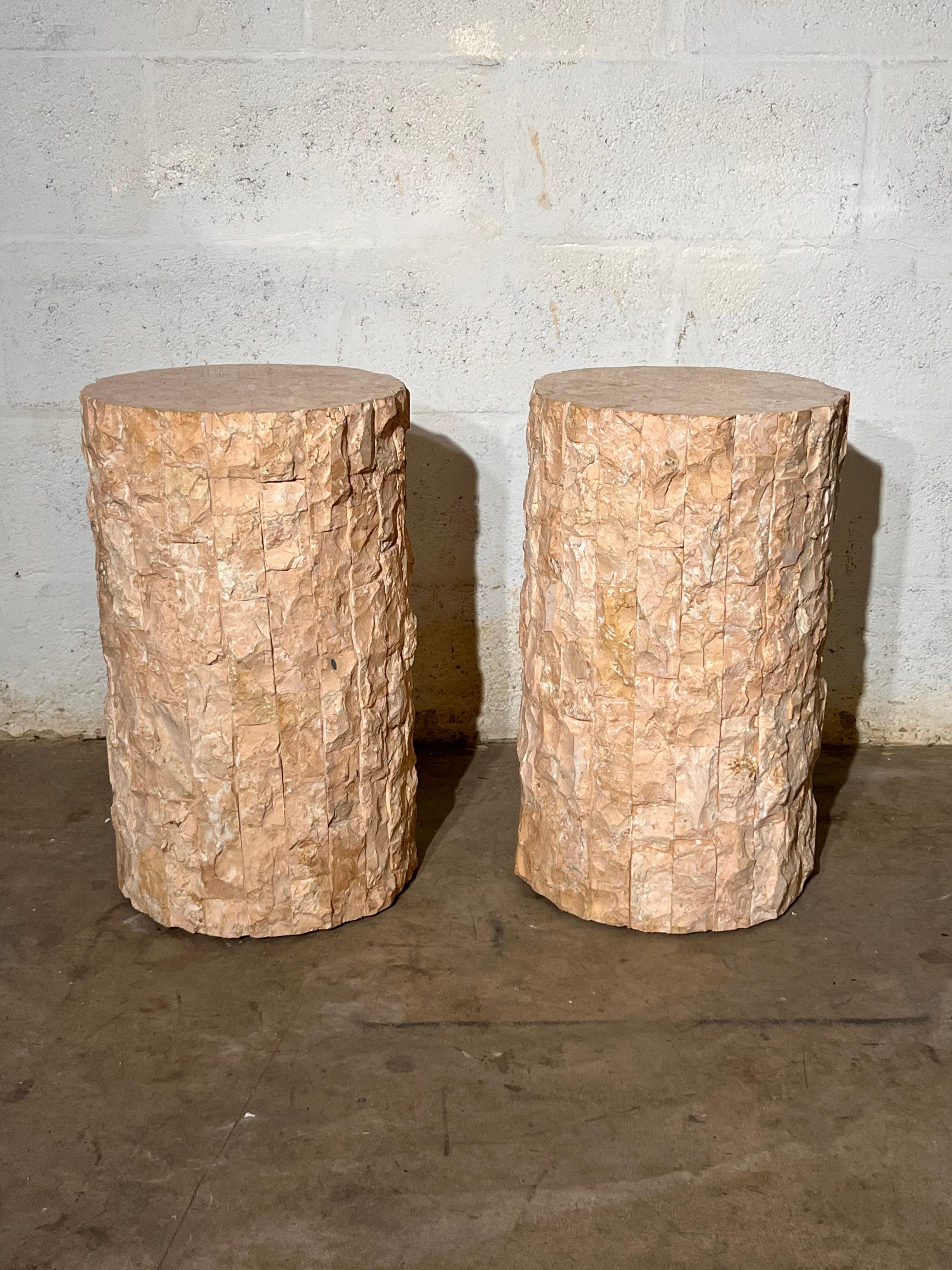Late 20th Century Magnussen Ponte Two stone centrepieces For Sale
