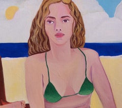 Bañista blanca, Painting