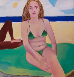 Bañista blanca, Painting