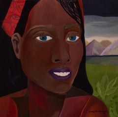Mujer con pañuelo, Painting