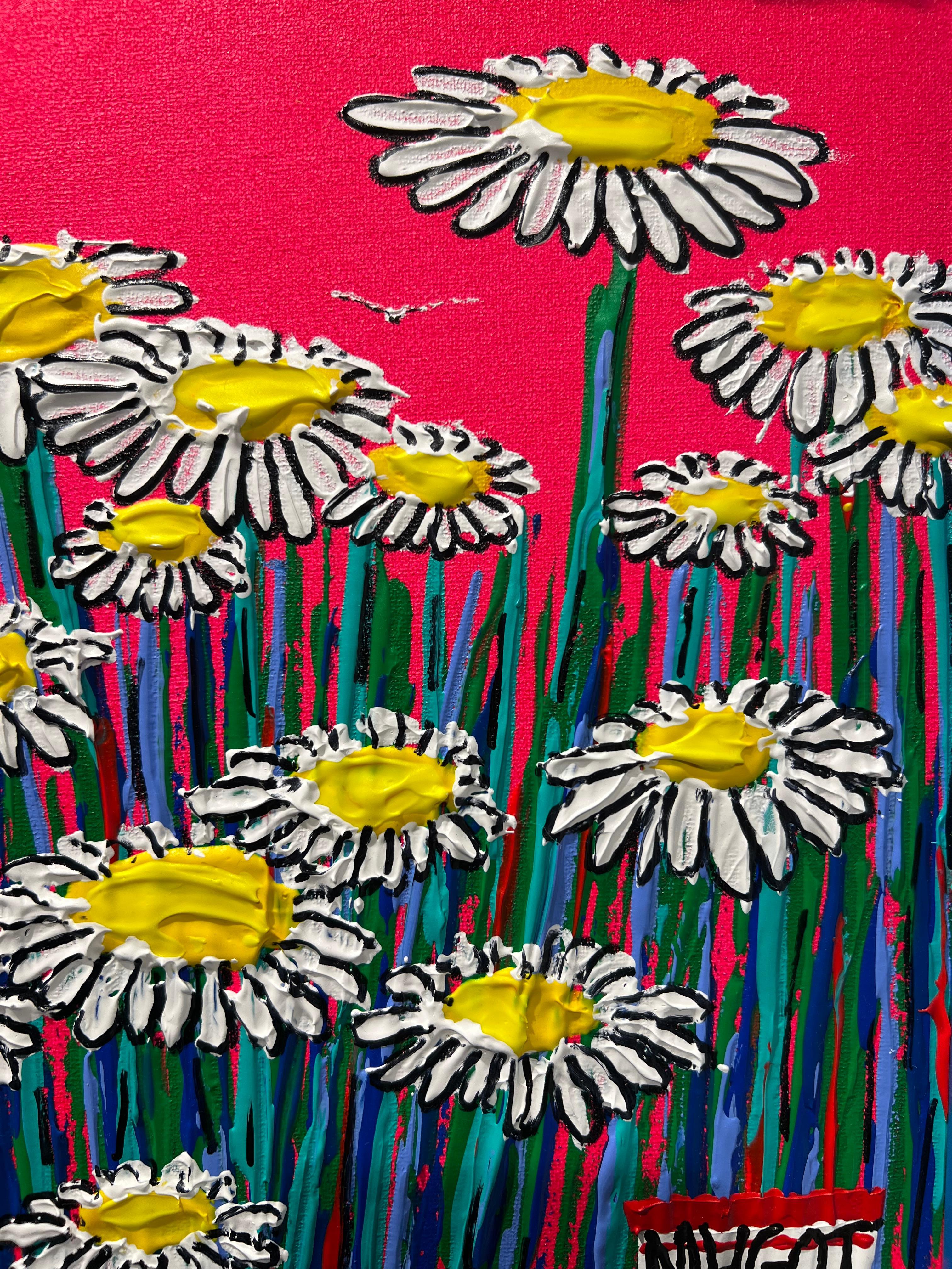 Gänseblümchen #1 Rosa & Mehrfarbig im Angebot 1