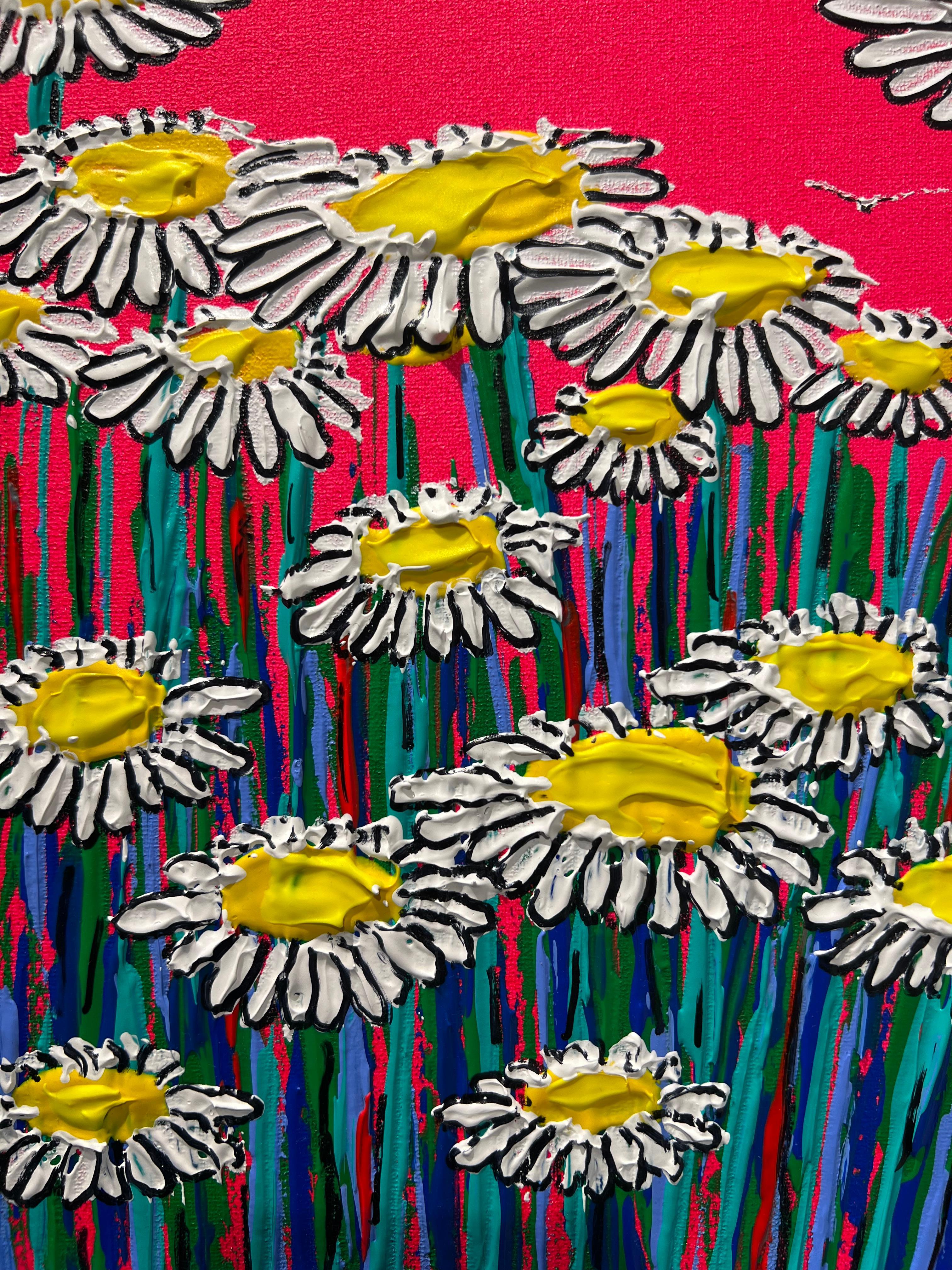Gänseblümchen #1 Rosa & Mehrfarbig im Angebot 2
