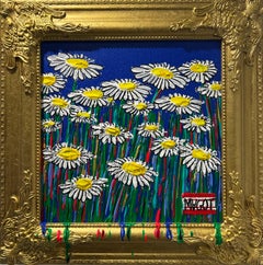 Daisy #2 Blue & Multicolored