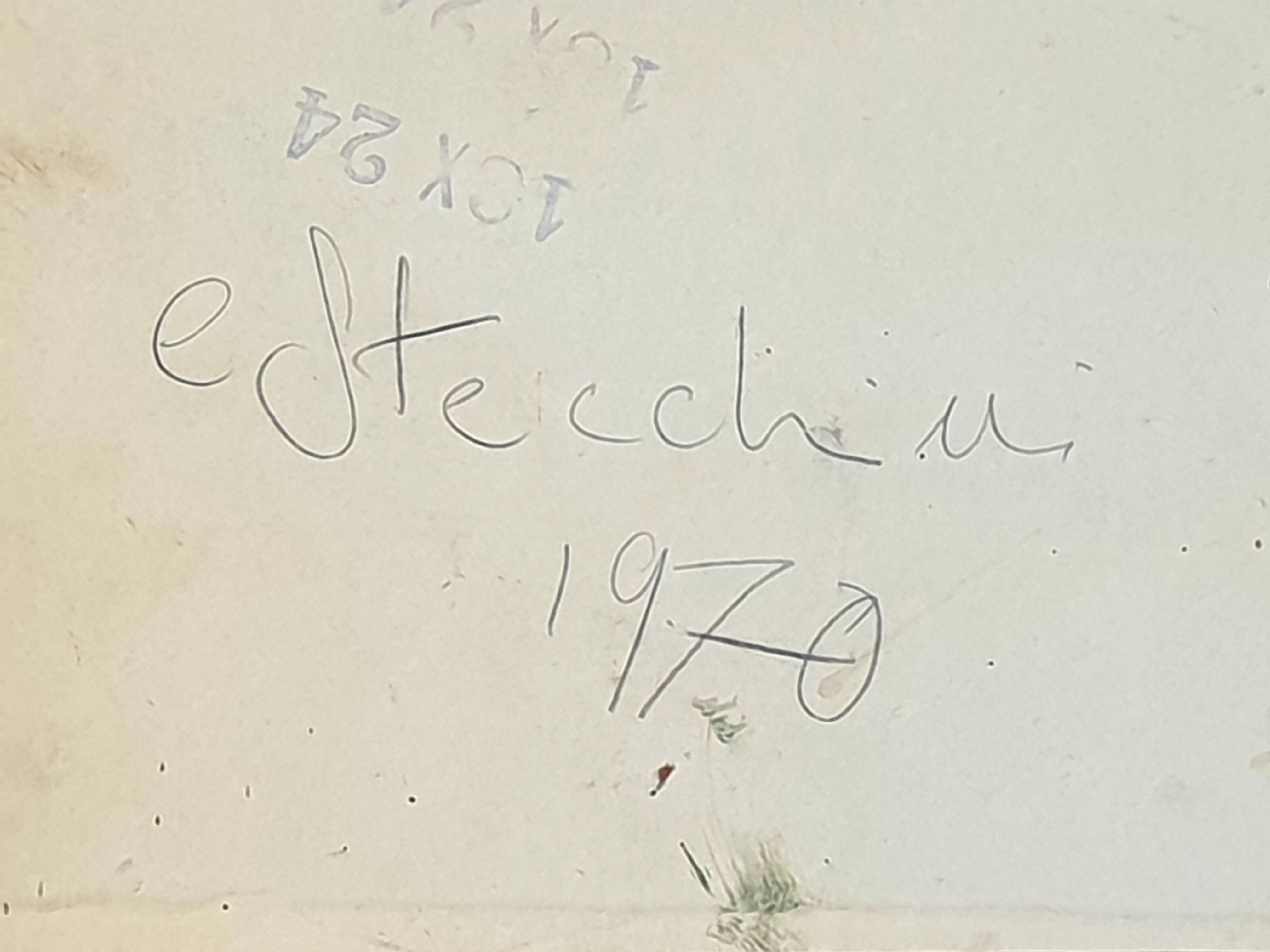 Natura morta impressionista olio su tavola. Pepe, Sale e Stecchii'... in vendita 8