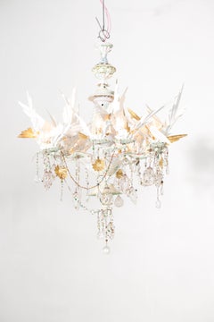Magpie Teacup Frenzy Chandelier