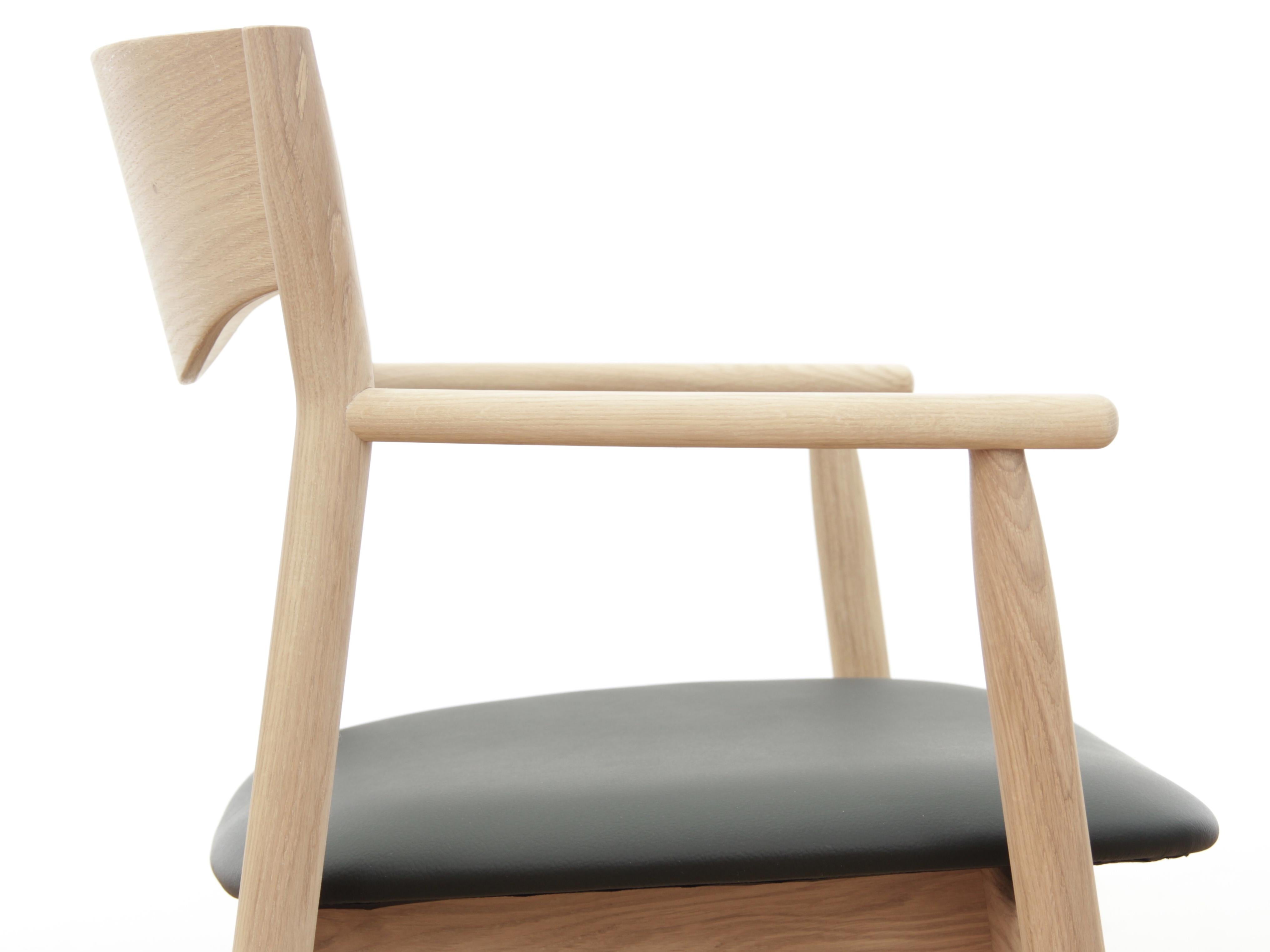Poltrona Magrethe in Oak in vendita 4