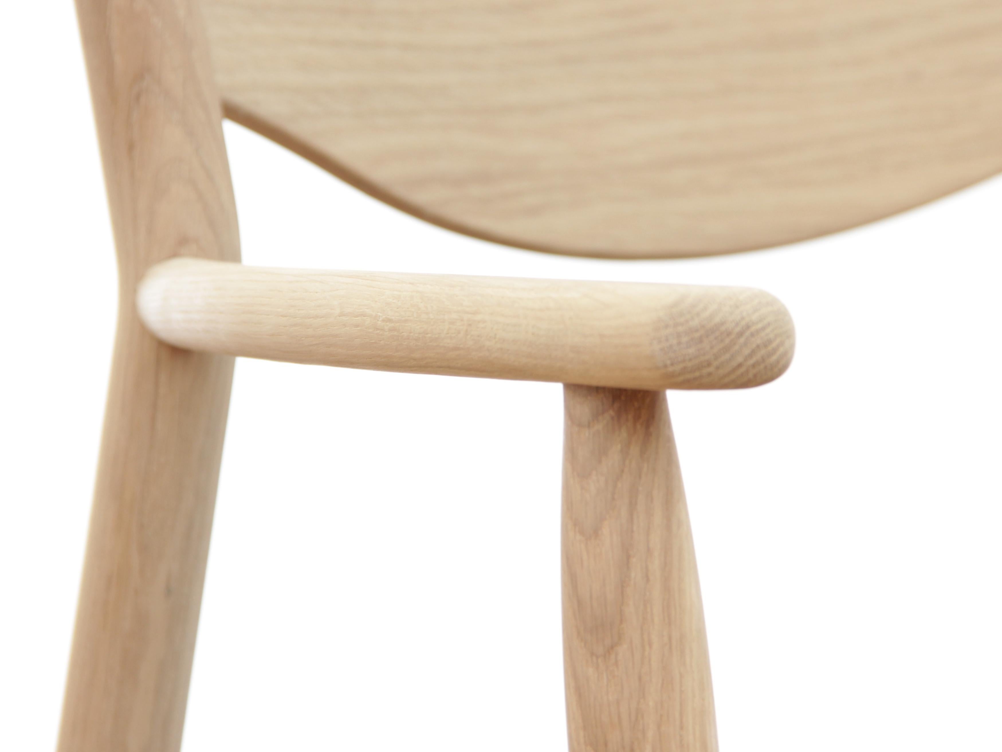 Poltrona Magrethe in Oak in vendita 2