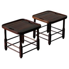 Taburetes «Magrini» de Sergio Rodrigues para Oca, Brasil, 1963
