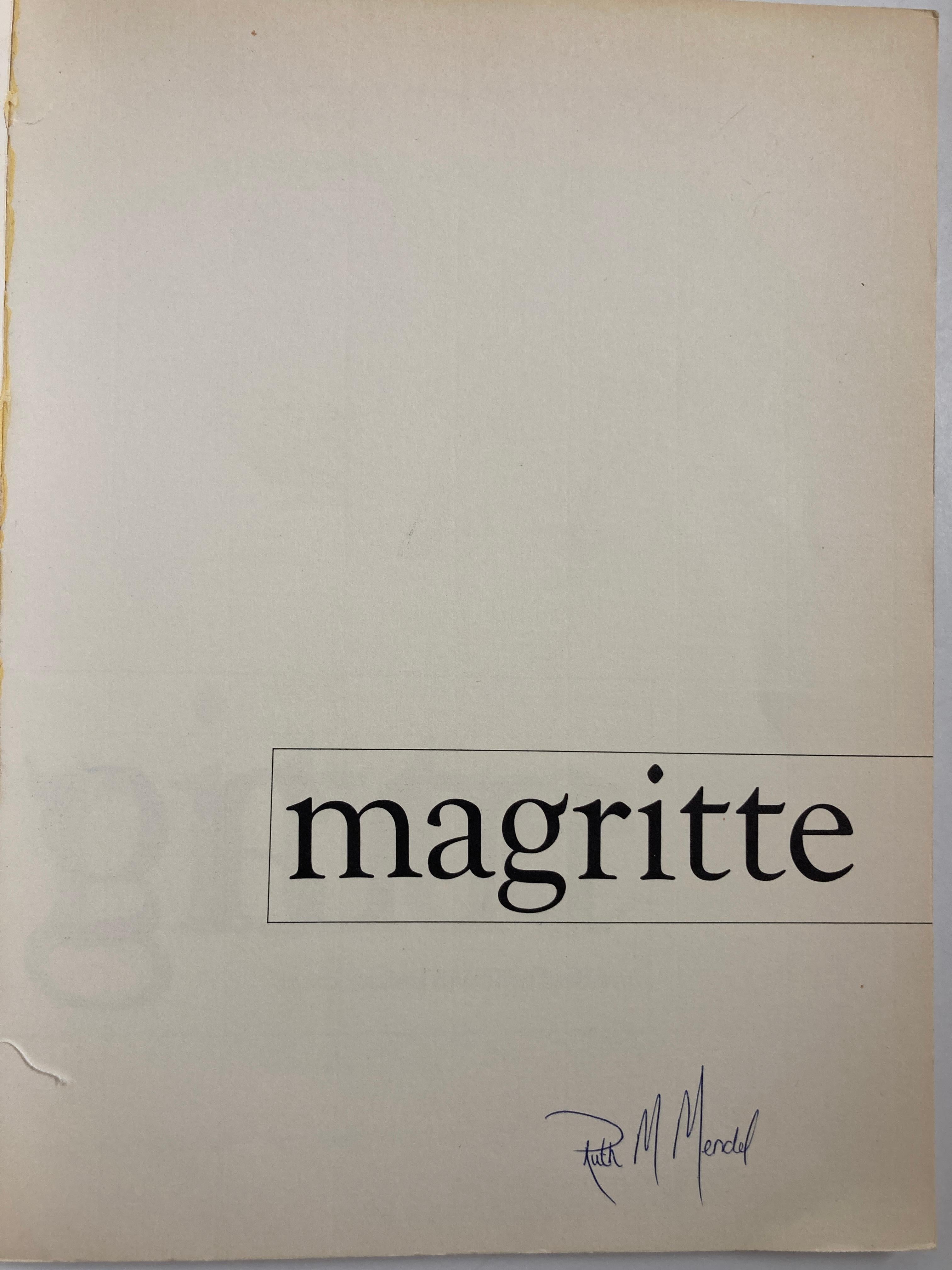 American Magritte Larkin, David Published by Ballantine, 1973
