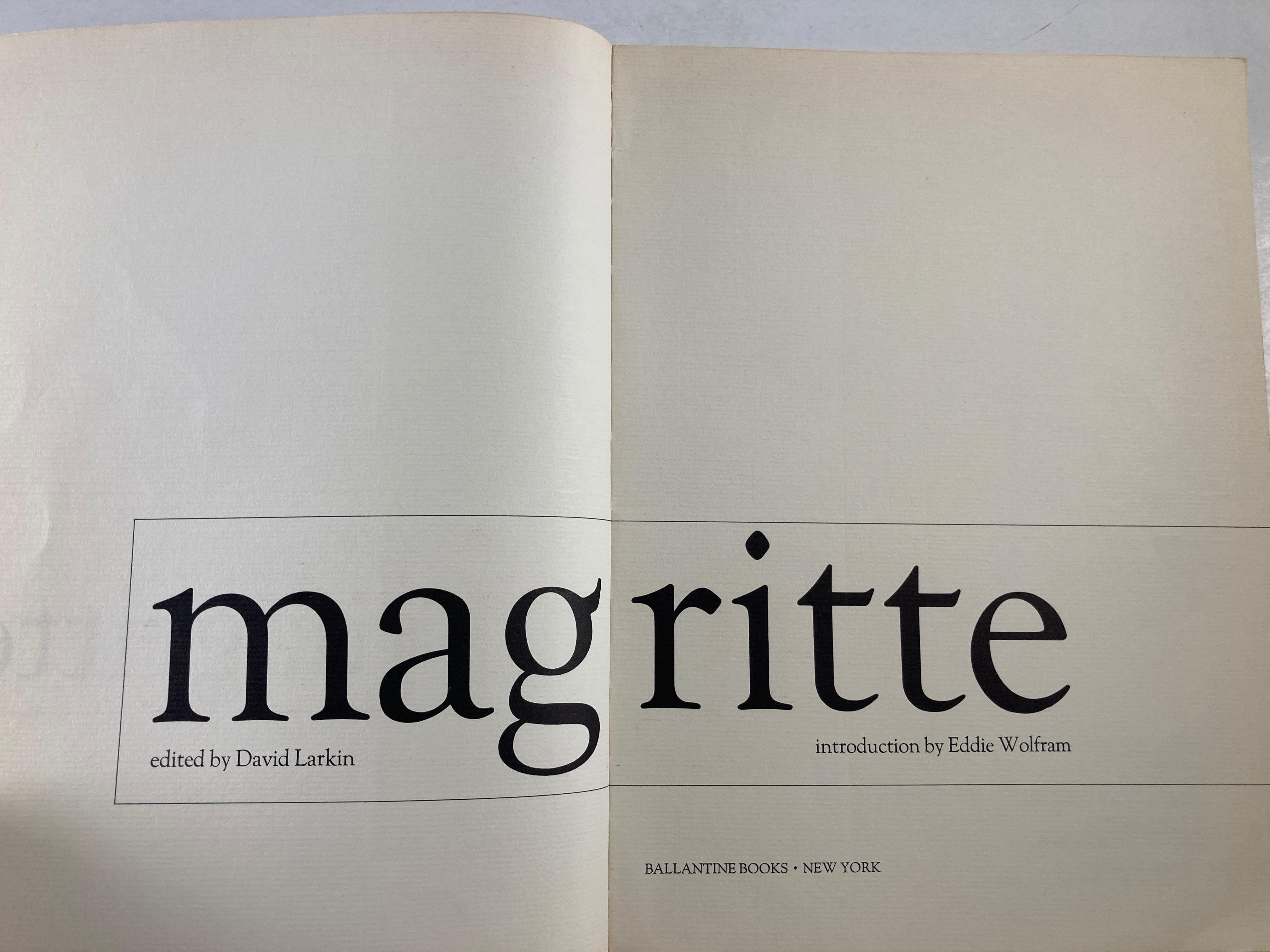Magritte Larkin, David Published by Ballantine, 1973 In Good Condition In North Hollywood, CA