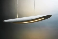 "Magritte" White Suspension, High and Low Led Lighting