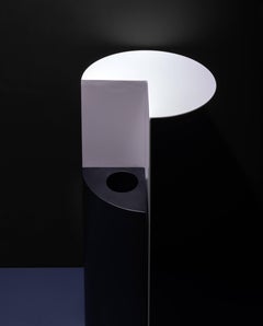Magritte's Umbrella Stand with Shelf in Black and White by Birnam Wood Studio