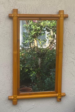 Specchio in bambù stile Maguire