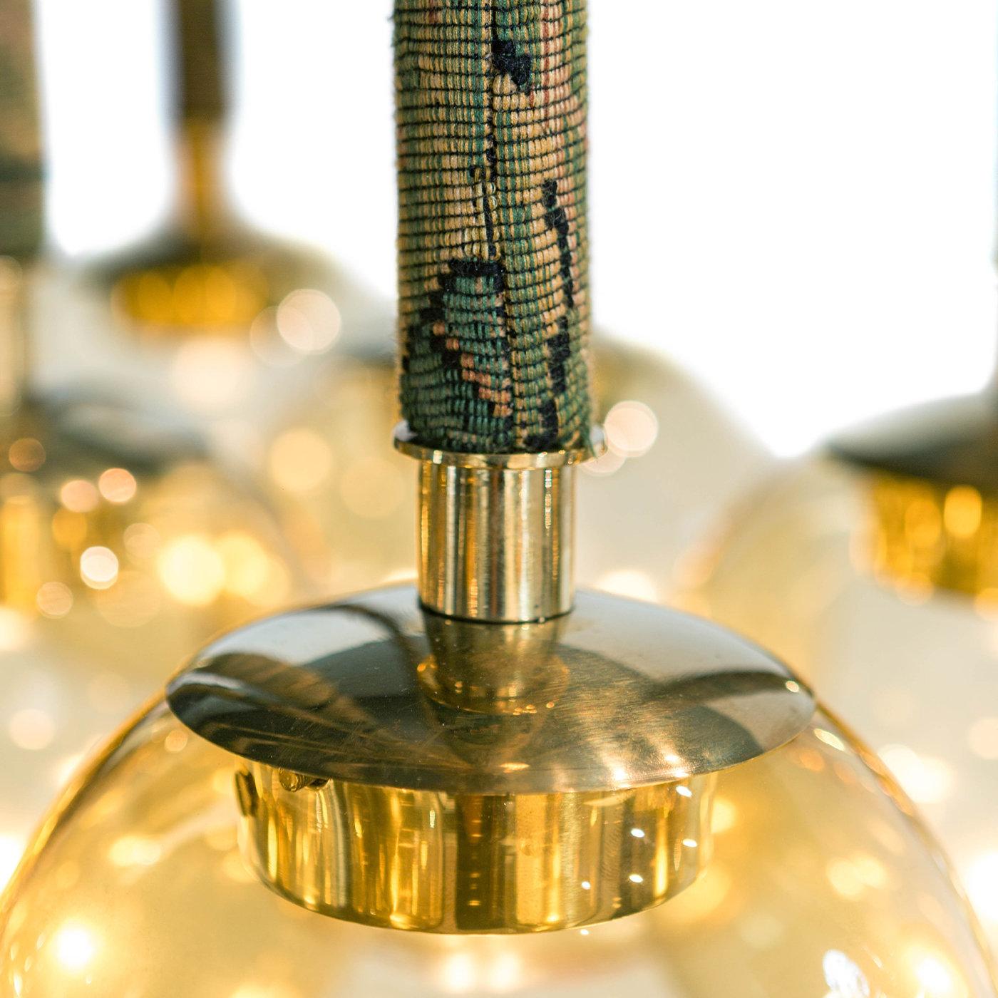 Italian Magus 13-Light Suspension Lamp by Filippo Feroldi For Sale