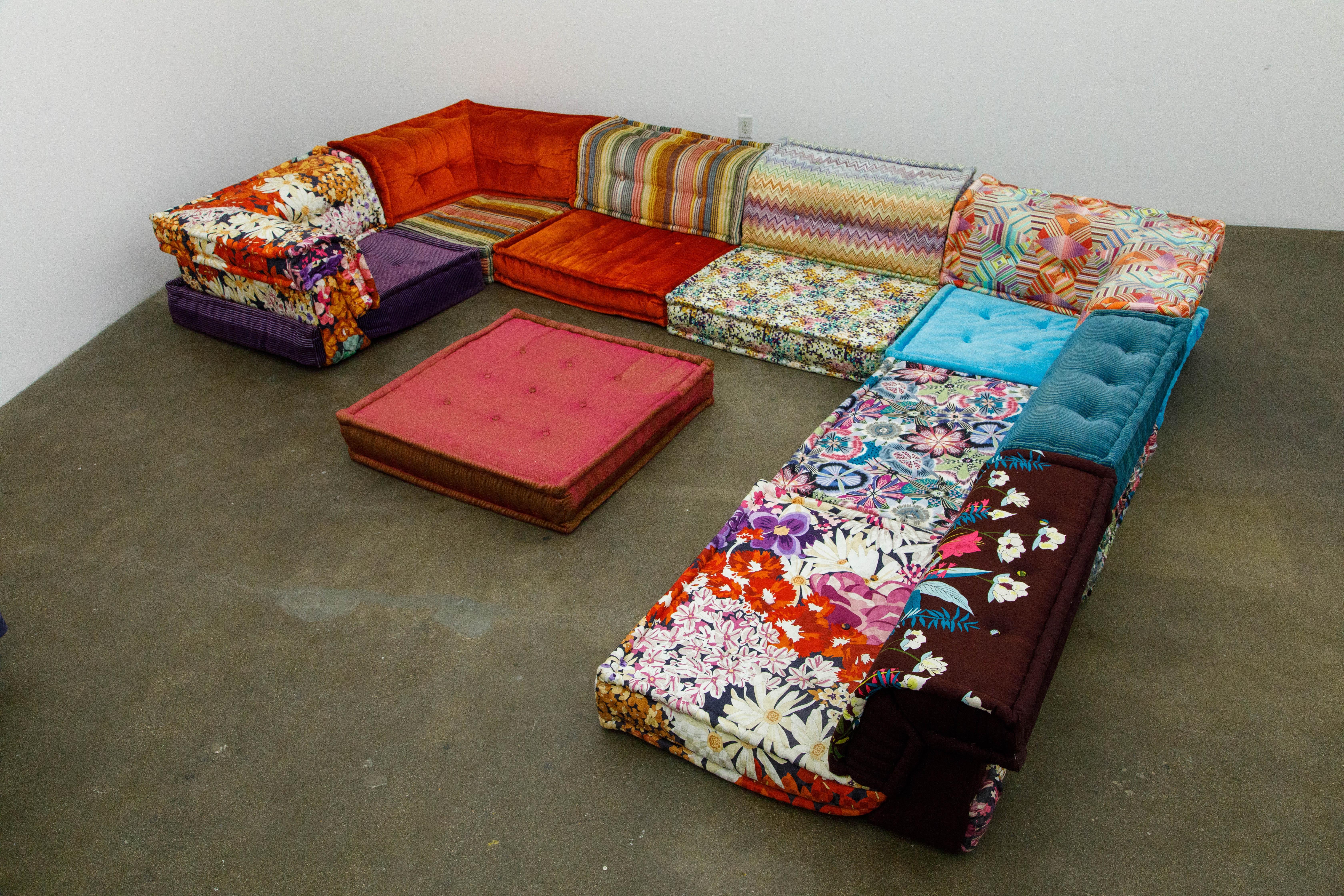 'Mah Jong' 15 Piece Living Room Set by Missoni for Roche Bobois France, Signed  3