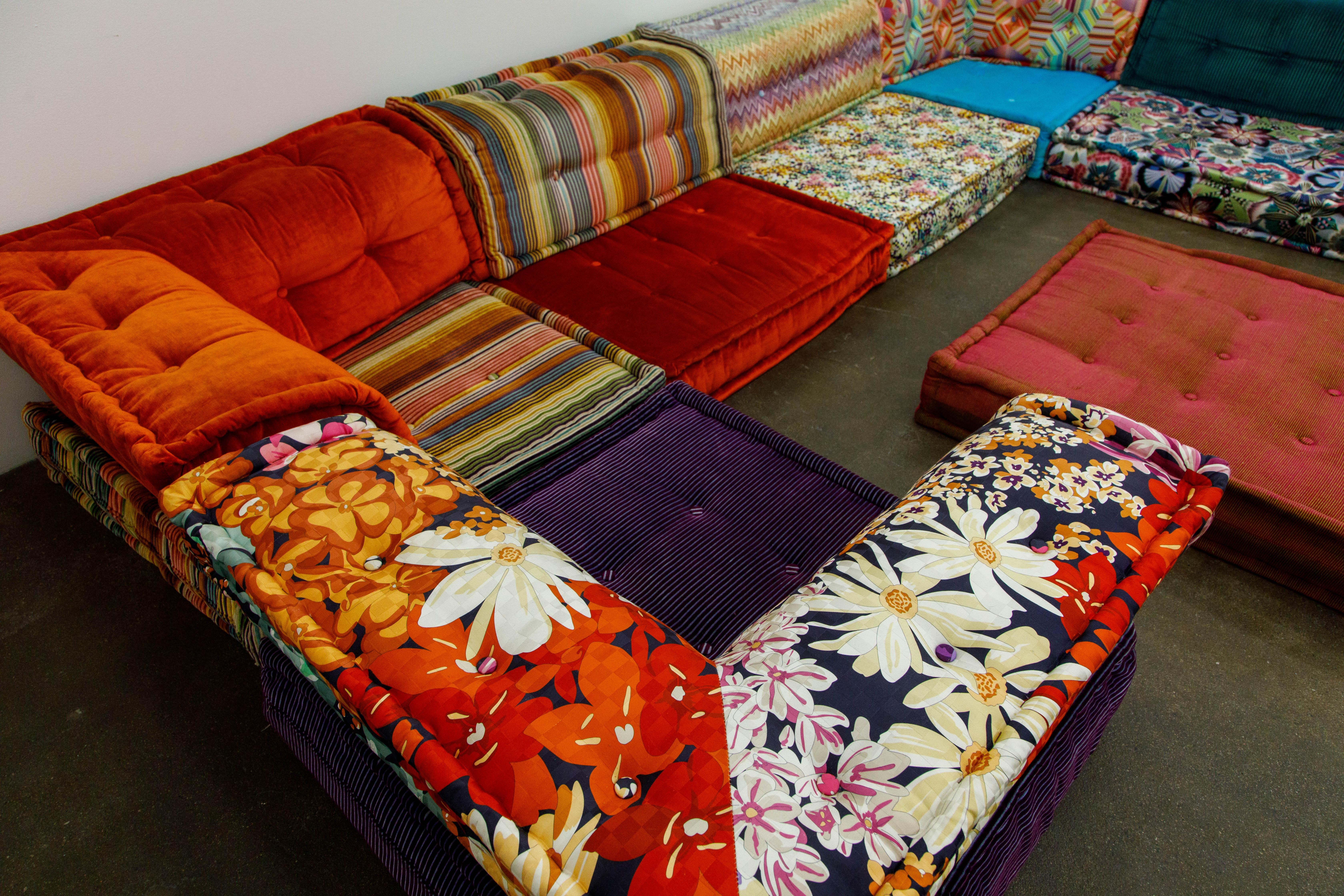 'Mah Jong' 15 Piece Living Room Set by Missoni for Roche Bobois France, Signed  5