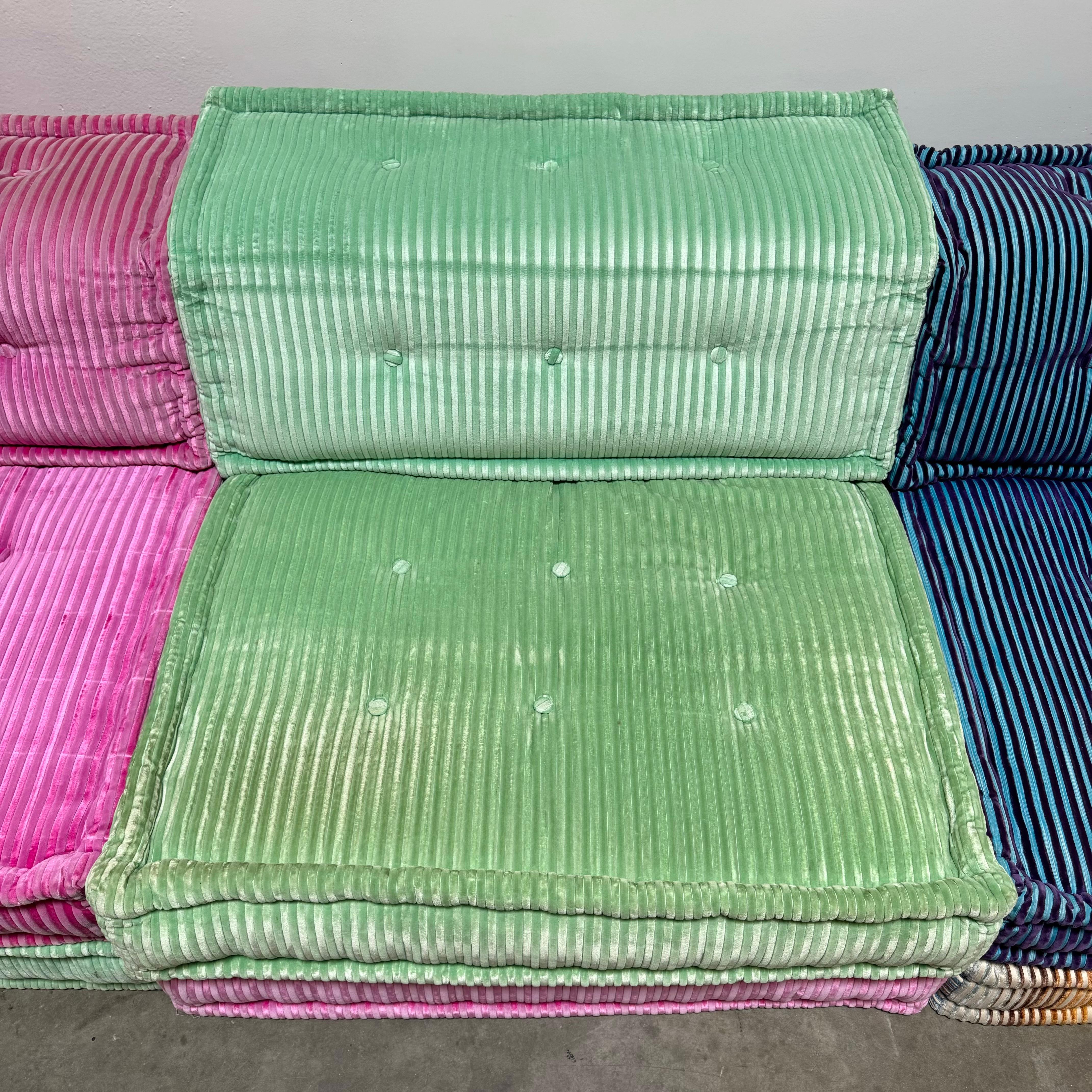 Mah Jong 15-Piece Sofa by Hans Hopfer for Roche Bobois, France circa 2000 1