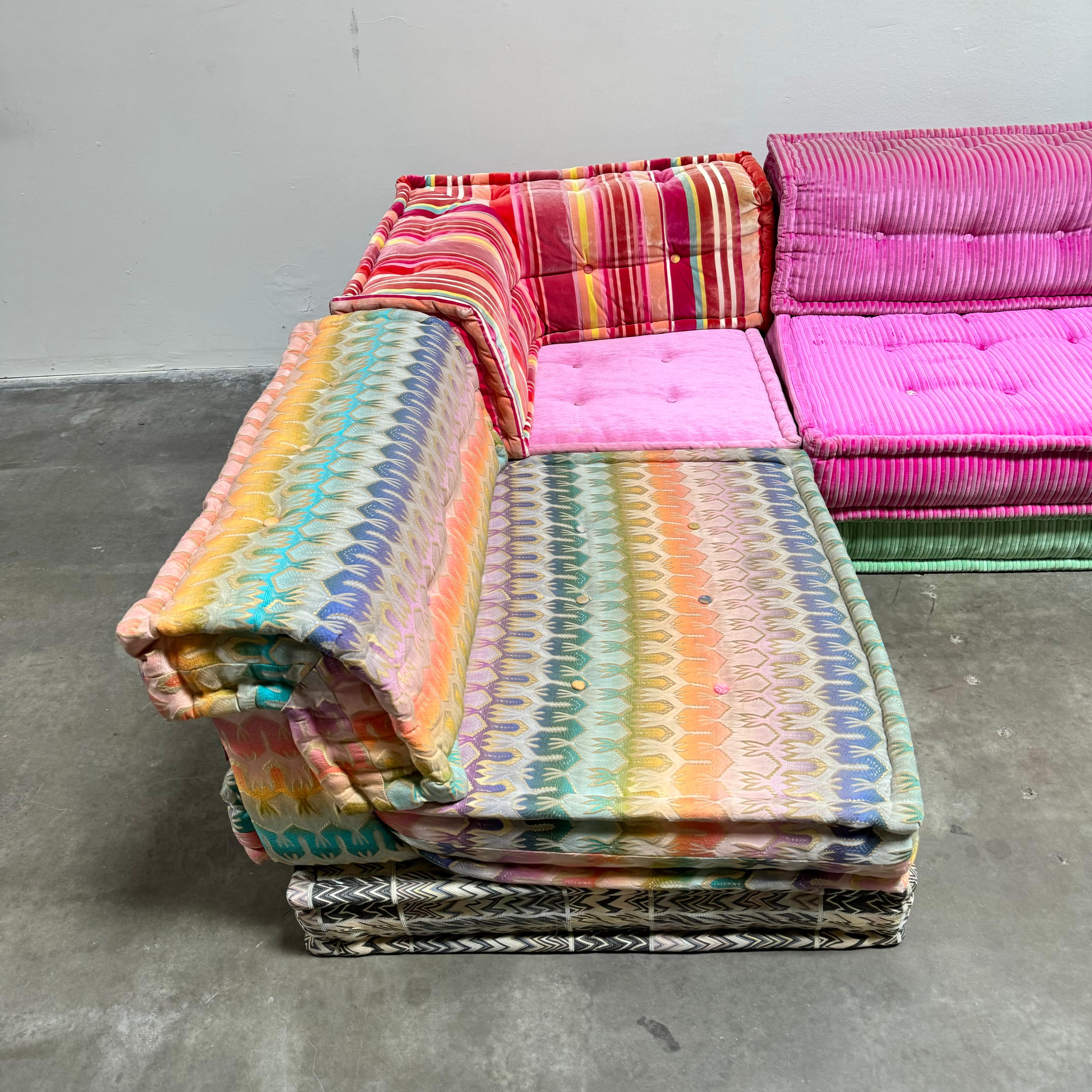 Mah Jong 15-Piece Sofa by Hans Hopfer for Roche Bobois, France circa 2000 In Good Condition In Gardena, CA