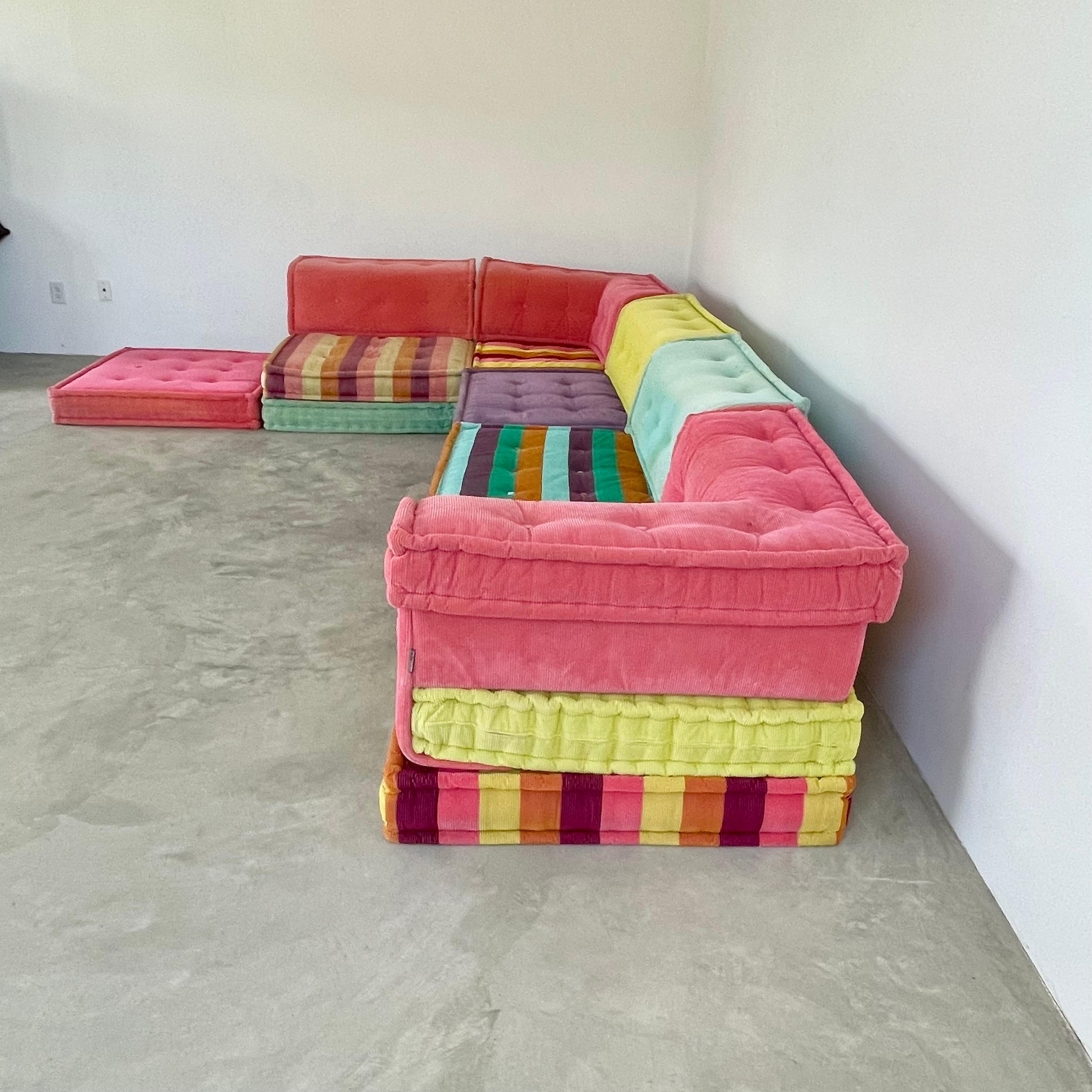 Sofá Mah Jong de 21 piezas para Roche Bobois por Hans Hopfer, años 70 Italia 5