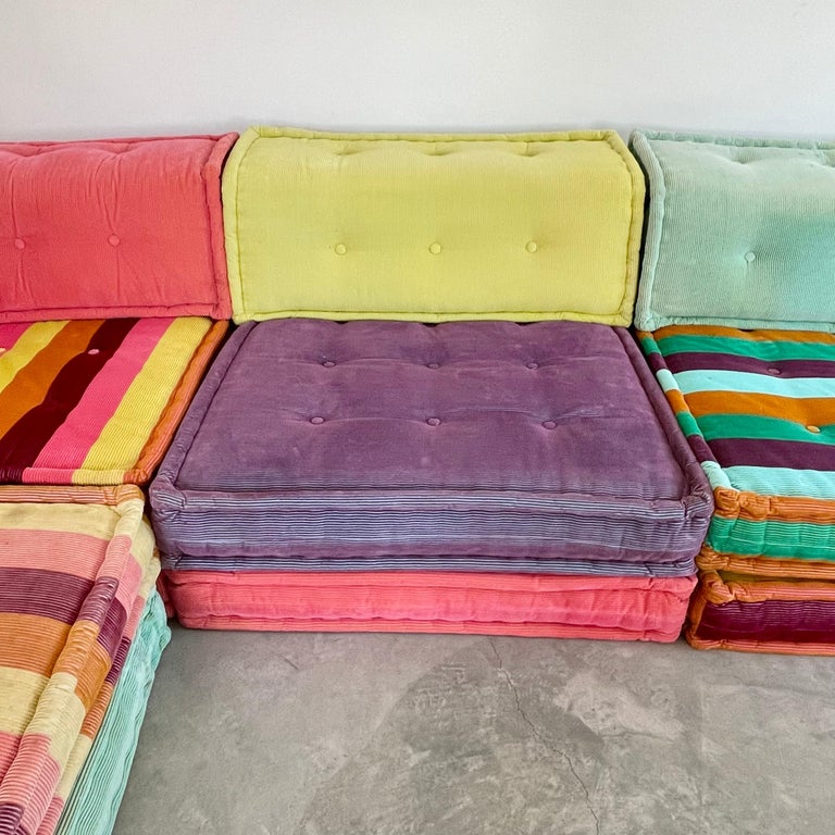 Mah Jong 21 Piece Sofa for Roche Bobois by Hans Hopfer, 1970s Italy For