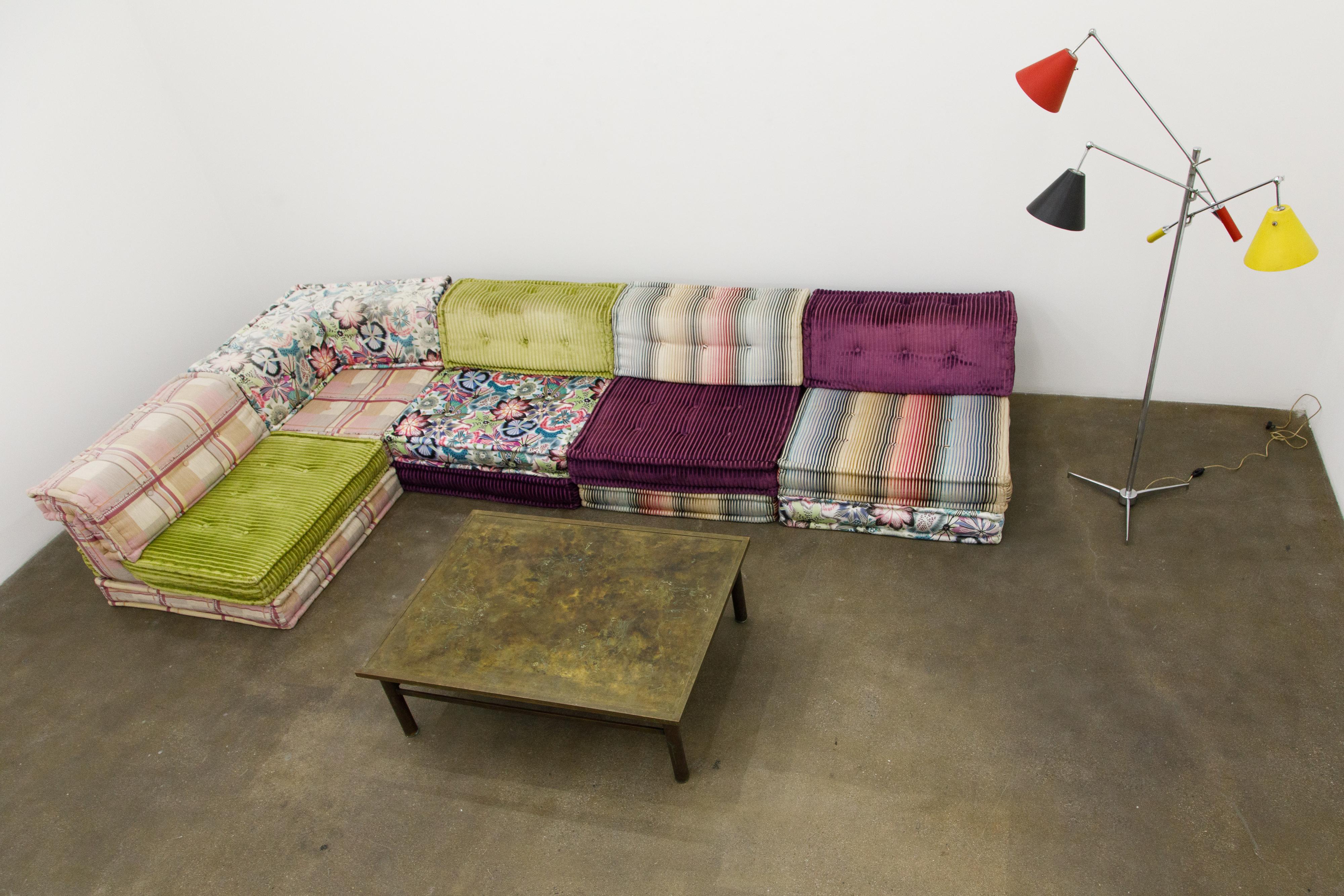'Mah Jong' 20 Piece Living Room Set by Missoni for Roche Bobois France, Signed 7